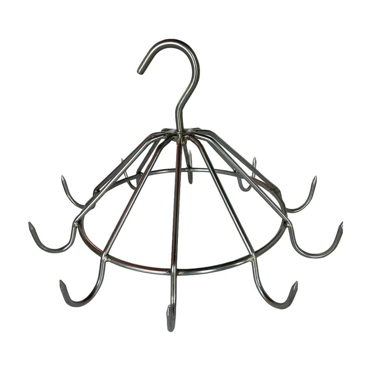 Stainless Steel Ten Hook Meat Hanging Rack