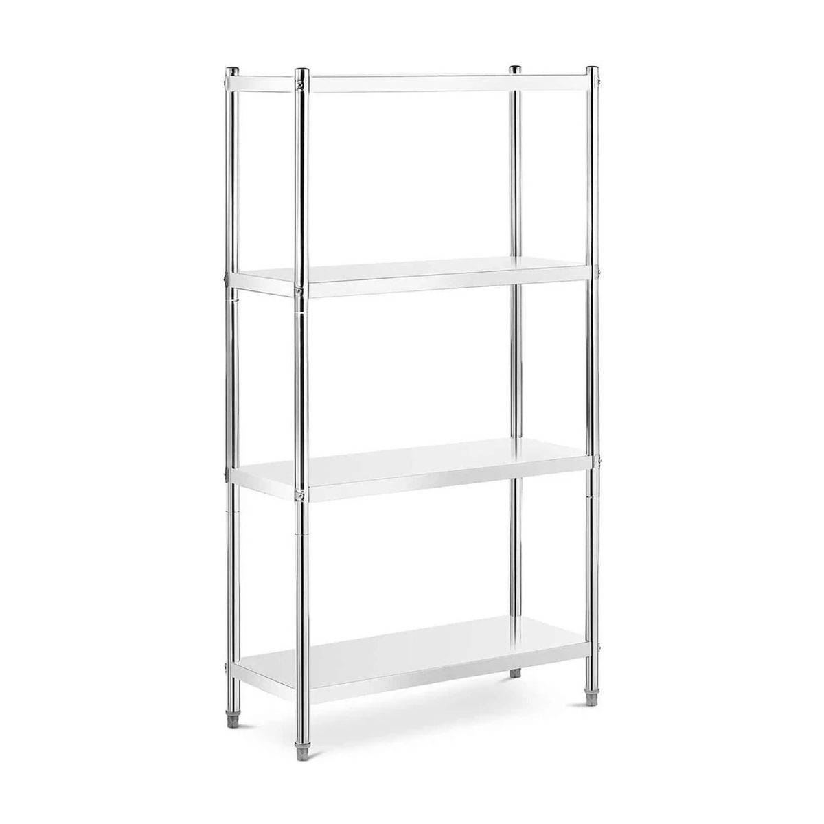 S/S 4-Tier Shelving Unit Full Plate 150x50cm