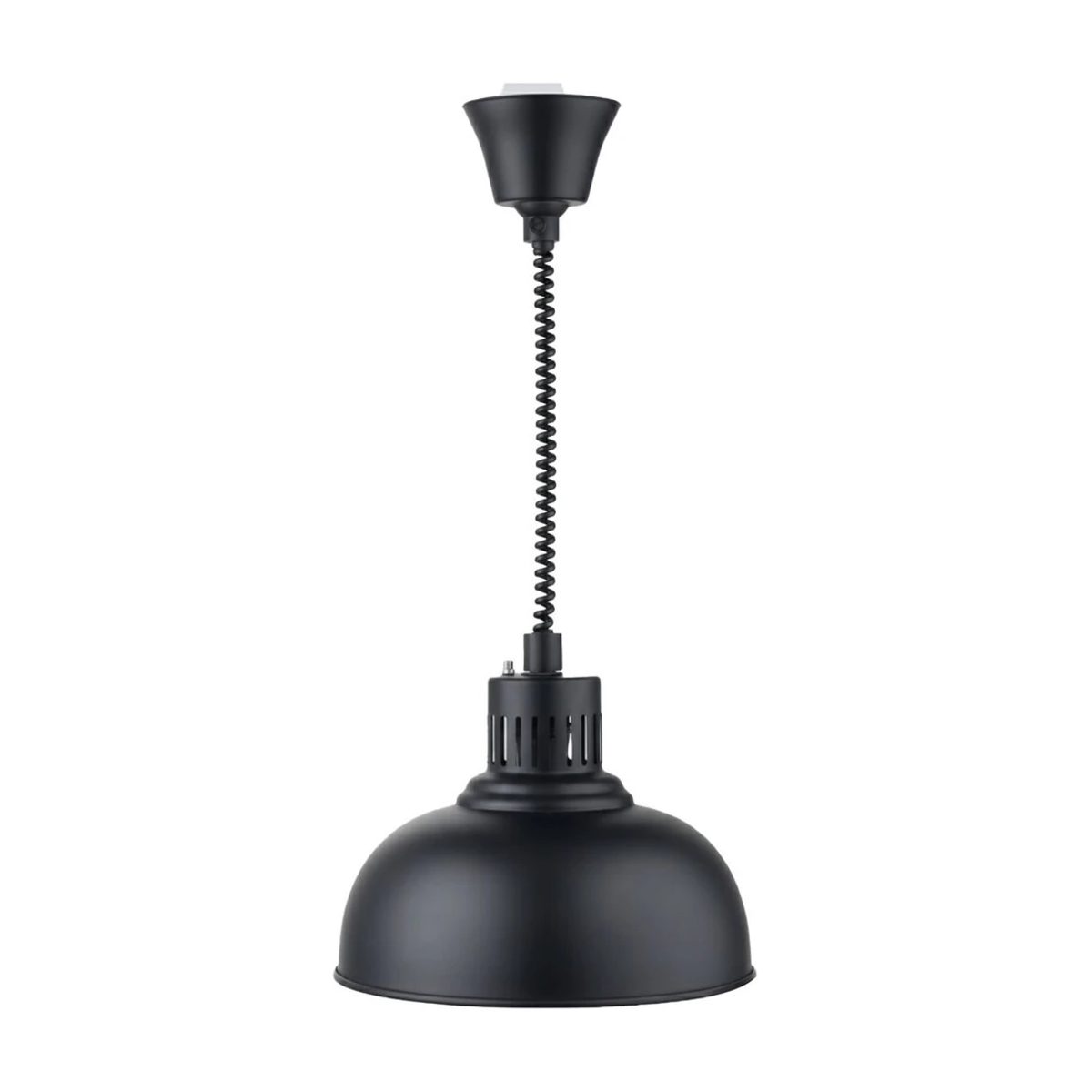 Hanging Heat Lamp 250mm Black Metal