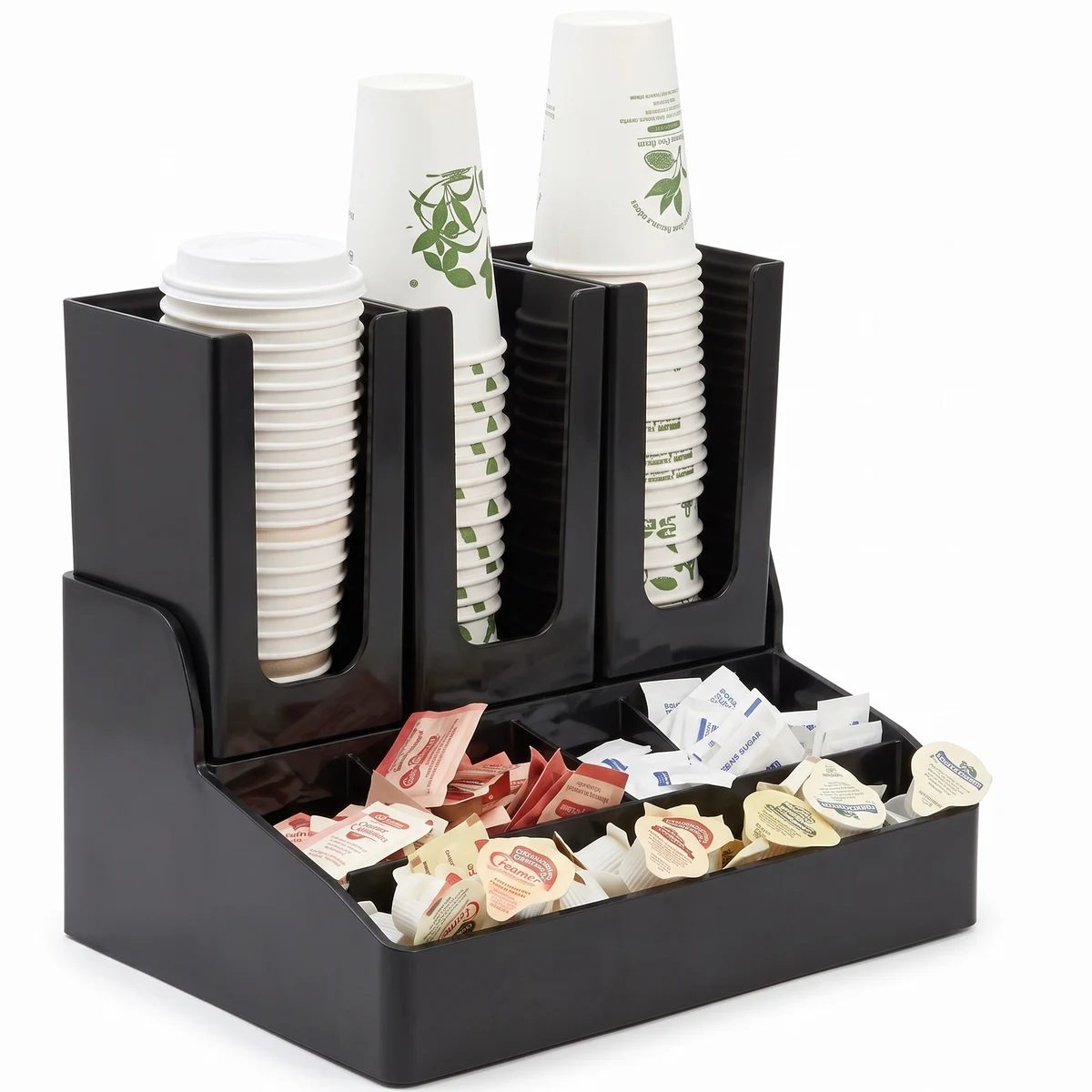 Countertop Cup and Condiment Organizer