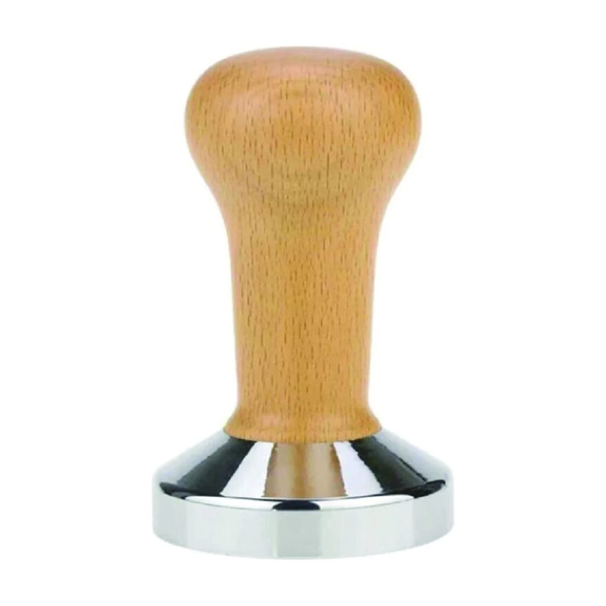 Coffee Tamper 58 mm, Beech Wood Handle