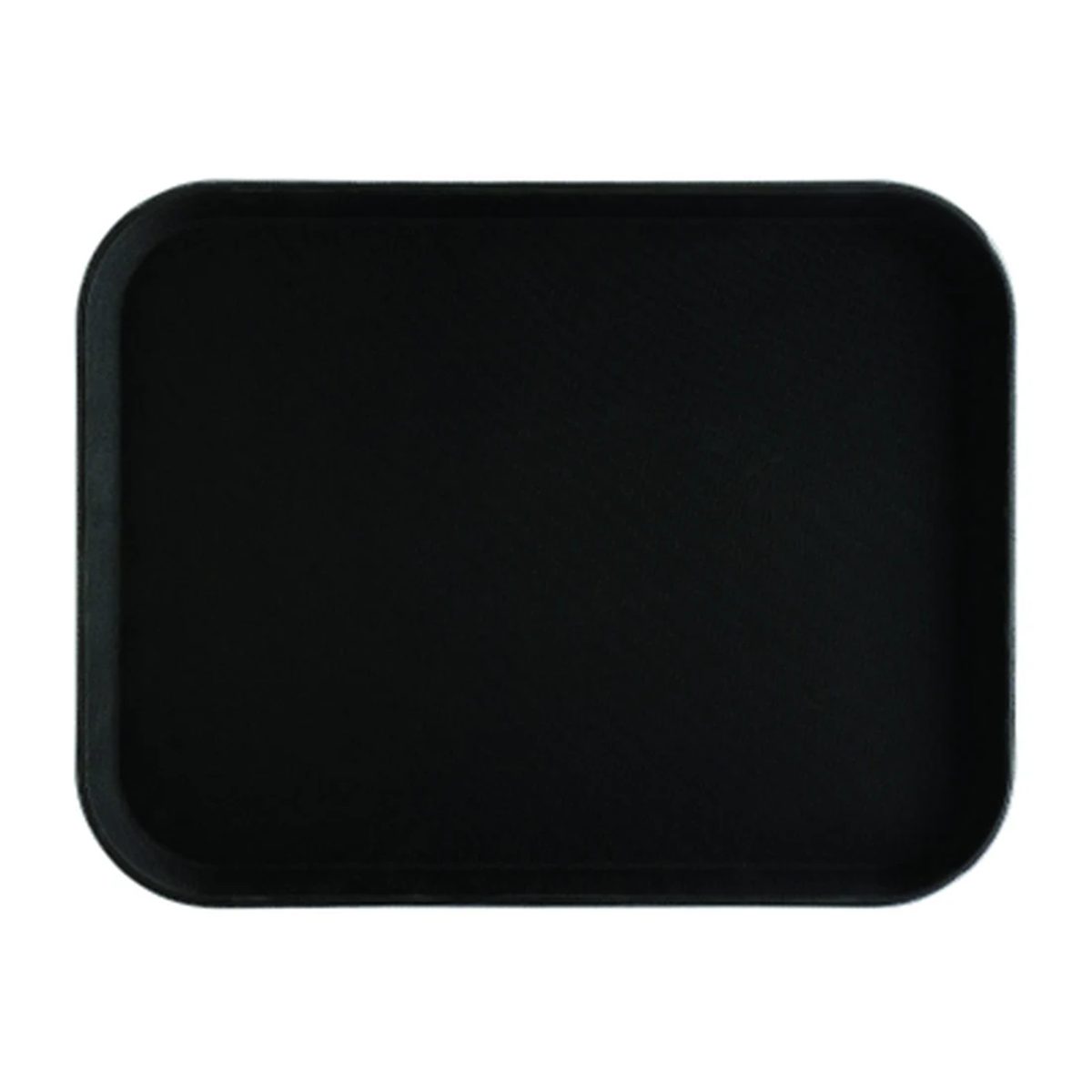 Non-Slip Serving Tray Black PP 555x405mm