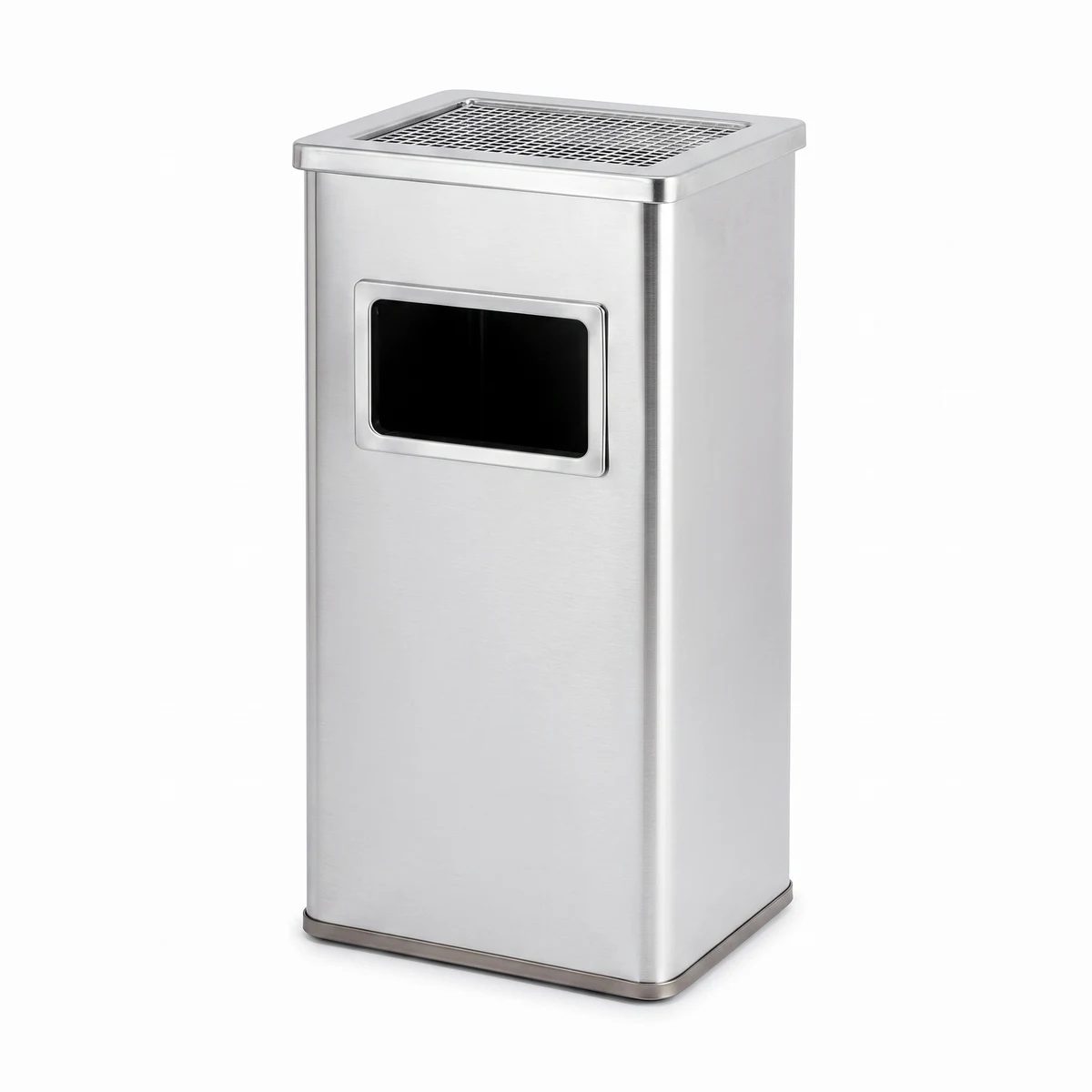 Stainless Steel Waste Bin with Ashtray