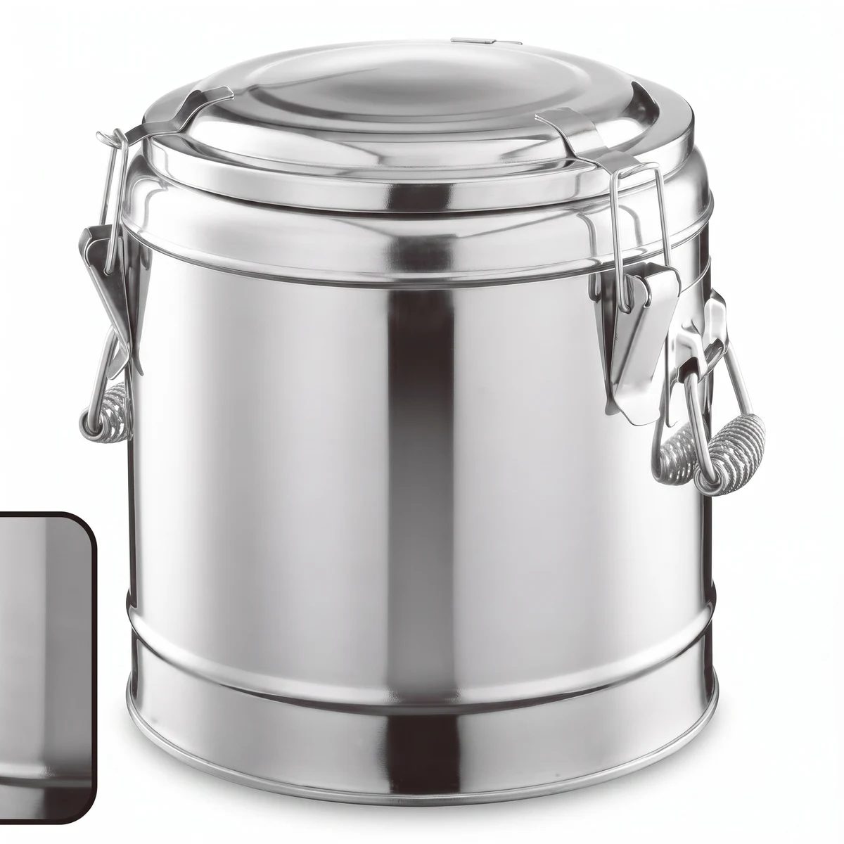 Stainless Steel Insulated Food Transport Container — 12 sizes