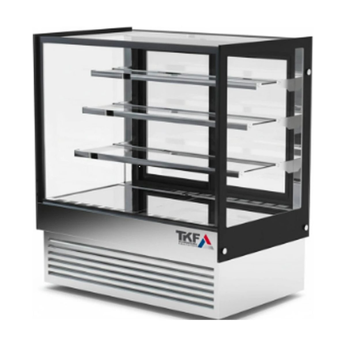 Cake Showcase 4-Side Glass 150cm Ventilated