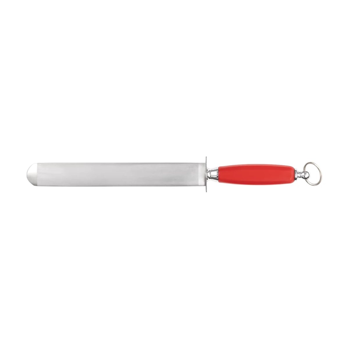Sharpening Steel 25.4cm Balkan Red Plastic Handle