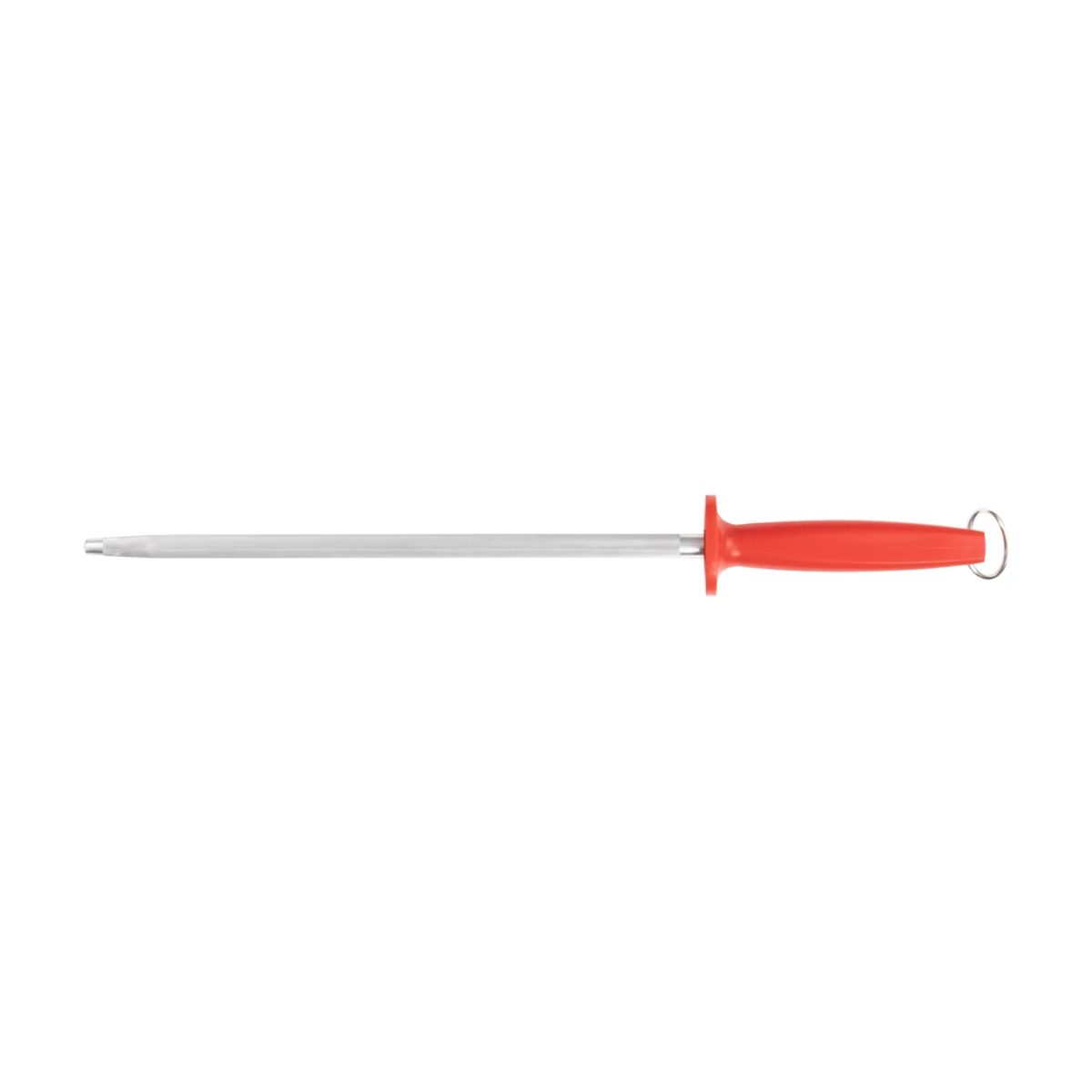 Sharpening Steel HRC62 25.4cm Red Handle
