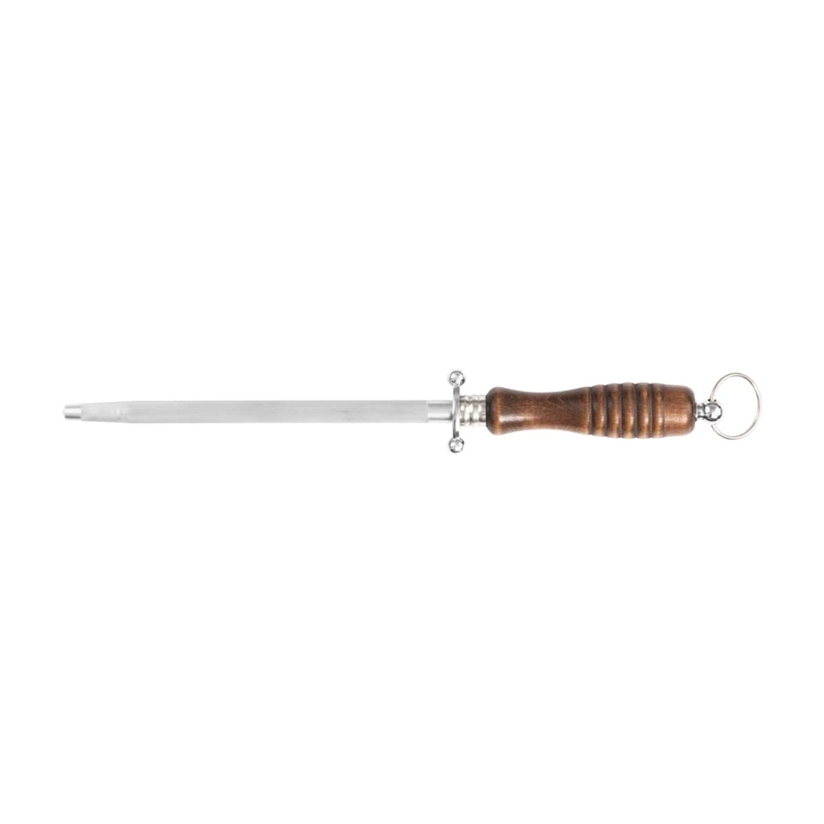 Sharpening Steel HRC62 20cm Natural Wood Handle