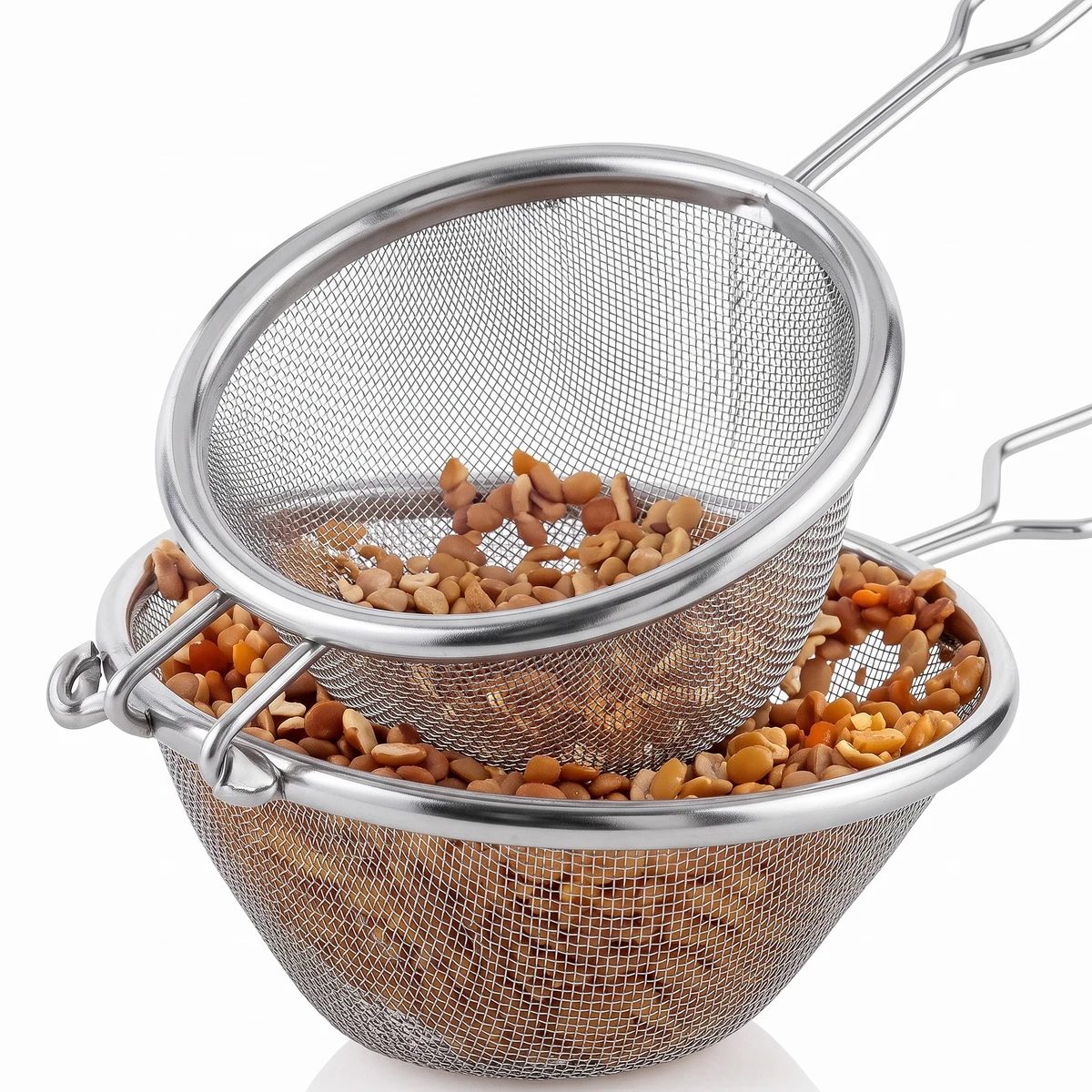 Stainless Steel Mesh Strainer Set