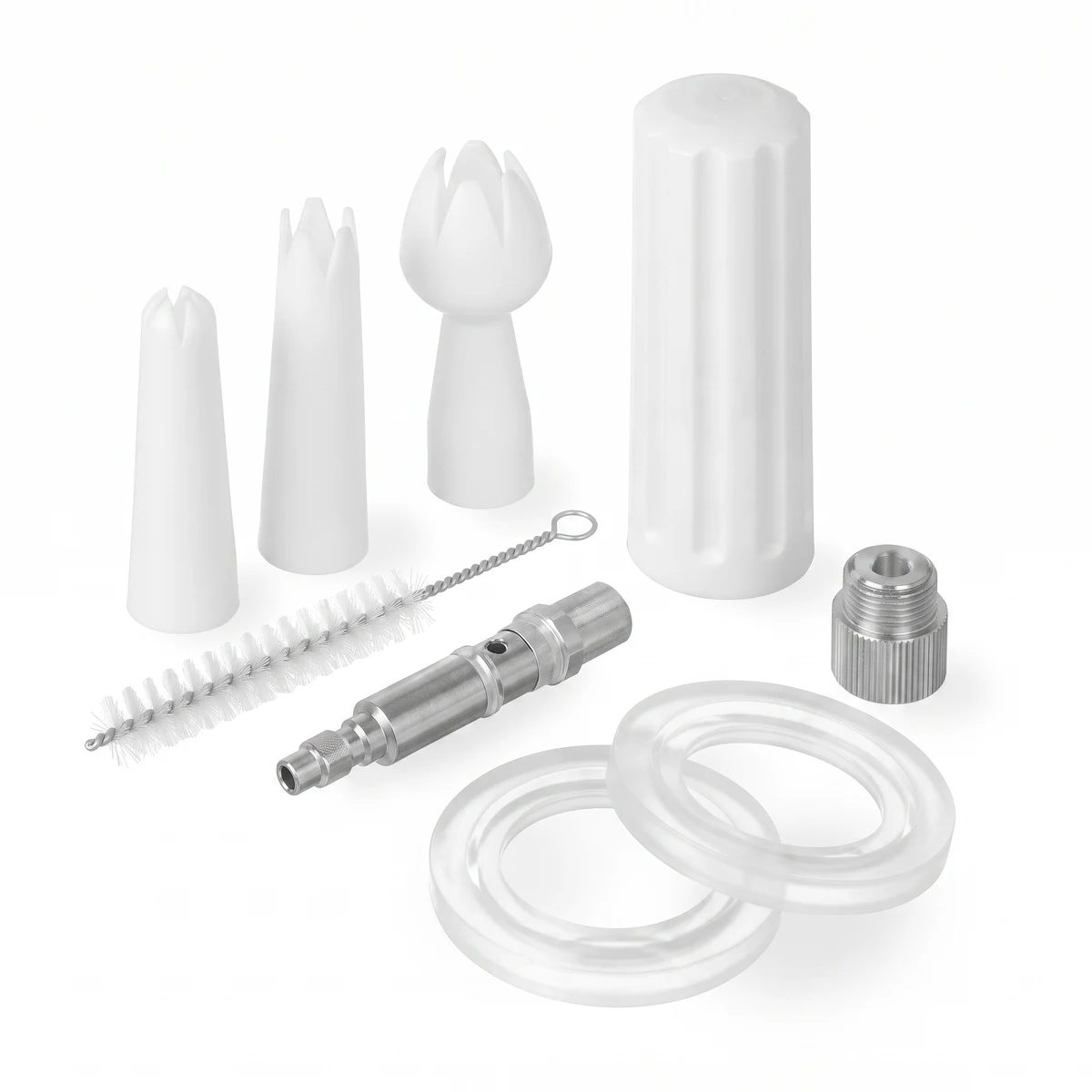 Set of 4 Stainless Steel Tips: