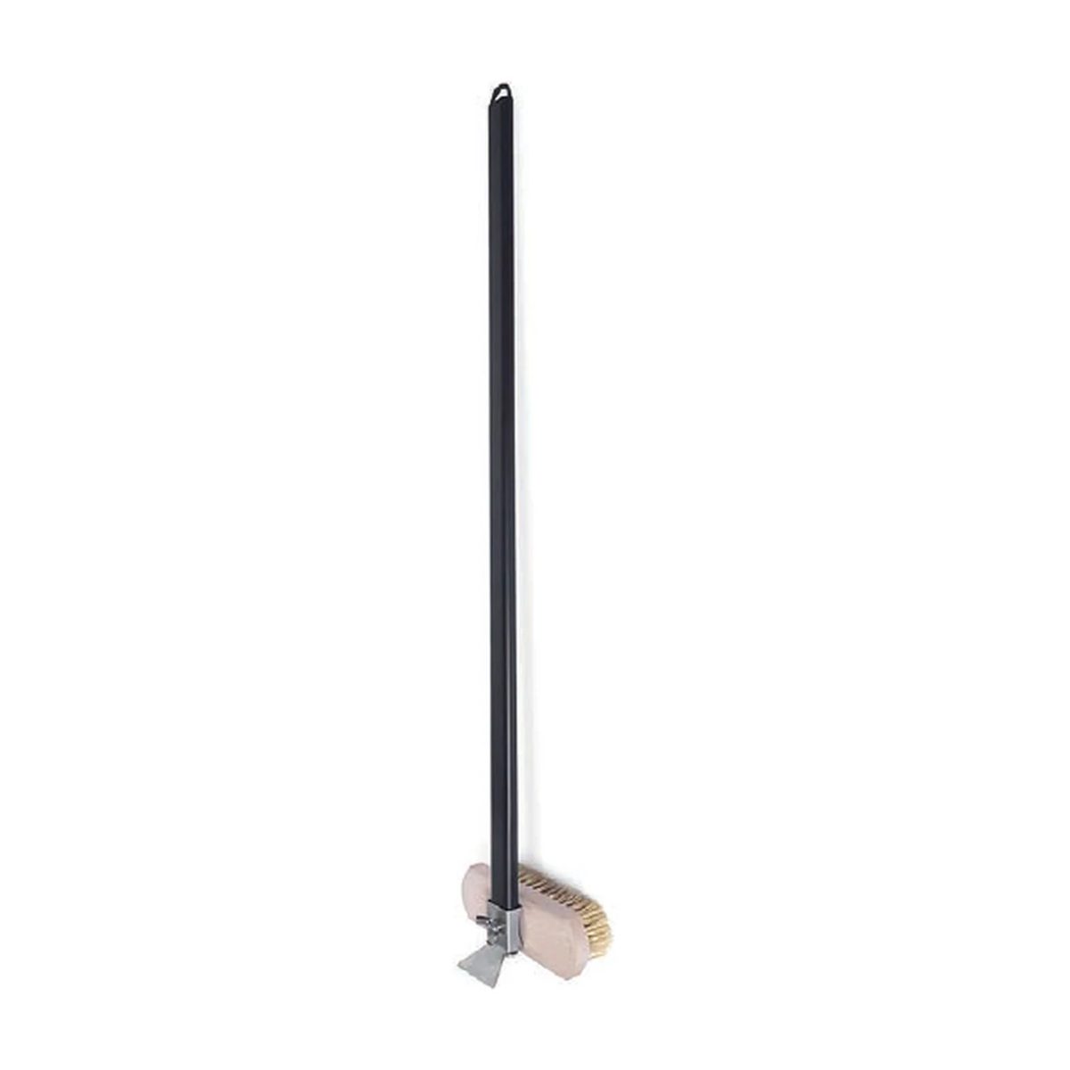 Pizza Oven Copper Cleaning Brush with Scraper 132cm Handle