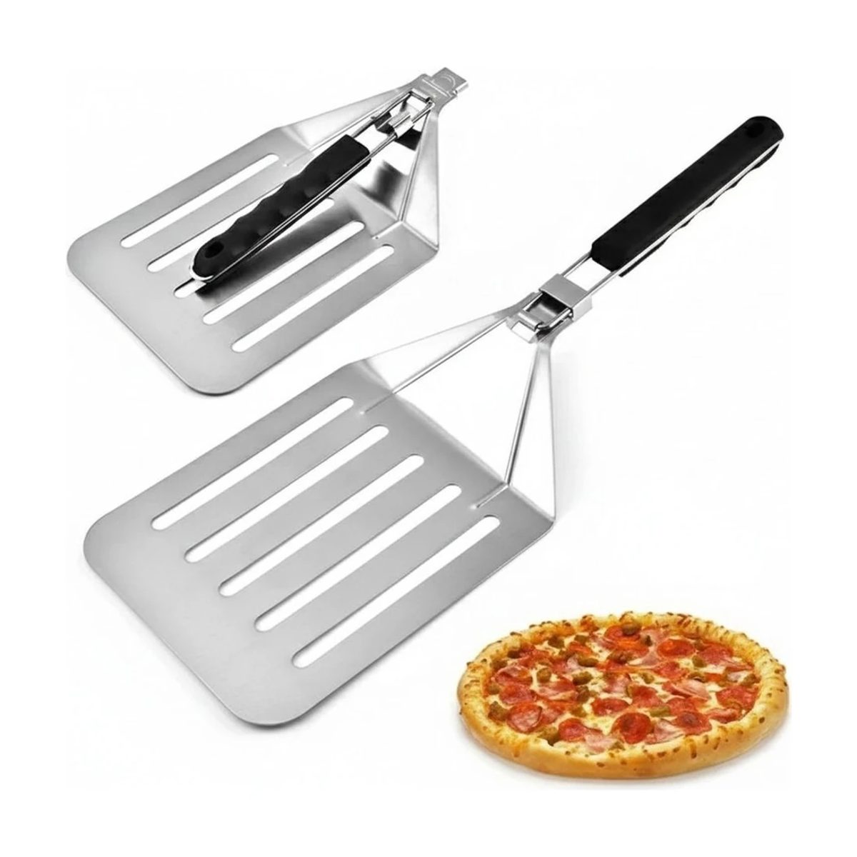 Foldable Perforated Cake Spatula 550x203mm SS304