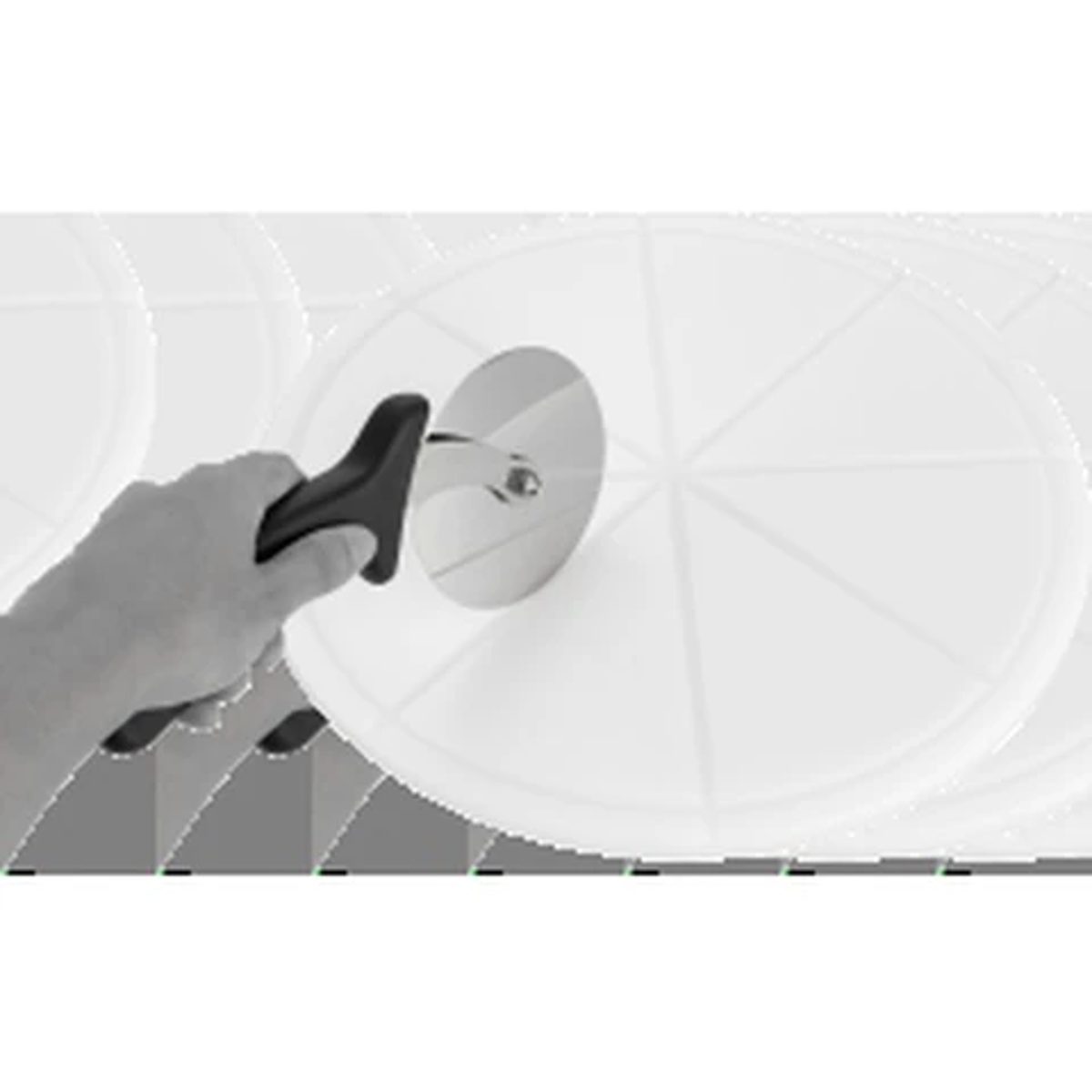 HDPE Pizza Cutting Board with Slice Grooves — 3 sizes