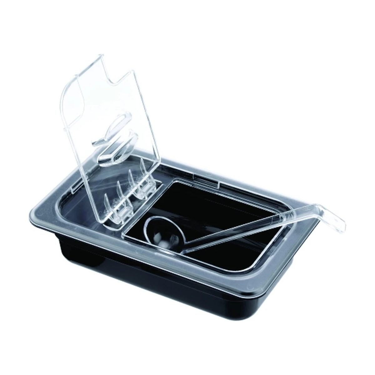Gastronorm Container with Hinged Notched Lid — 6 sizes