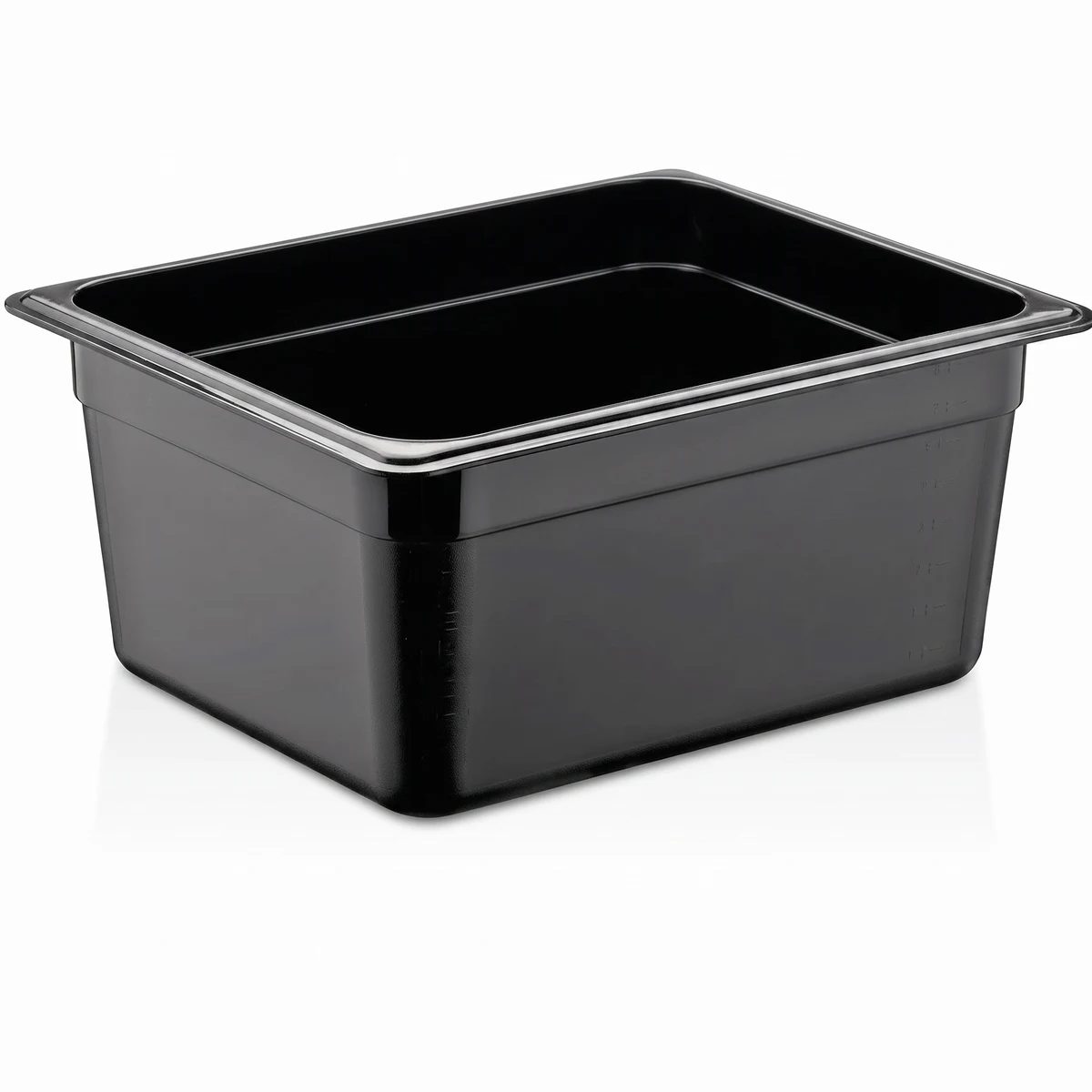 Black Polypropylene Gastronorm Container 1/3 — 4 sizes