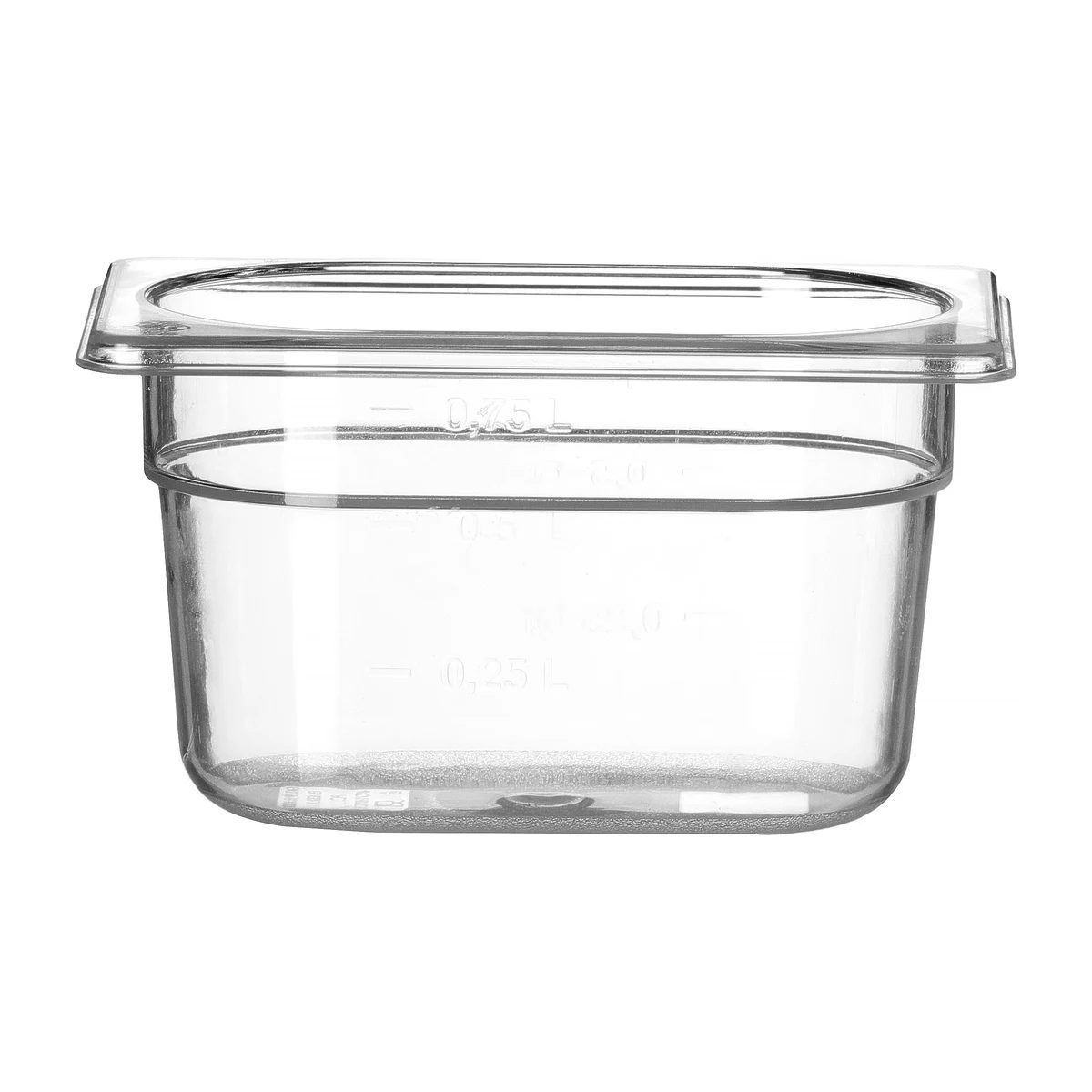 Polycarbonate Gastronorm Container 1/9 — 3 sizes