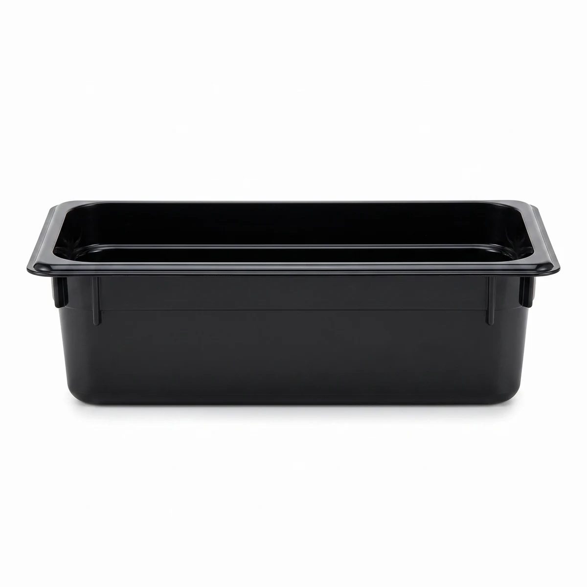Black Polypropylene Gastronorm Container 1/9 — 3 sizes