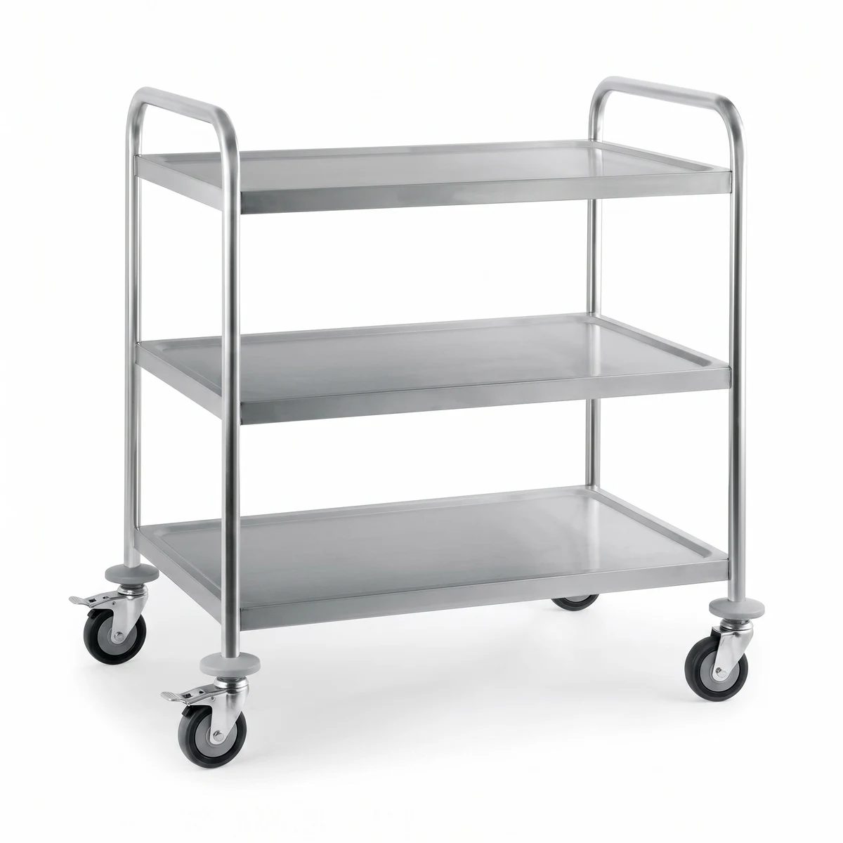 Stainless Steel Service Trolley — 2 sizes