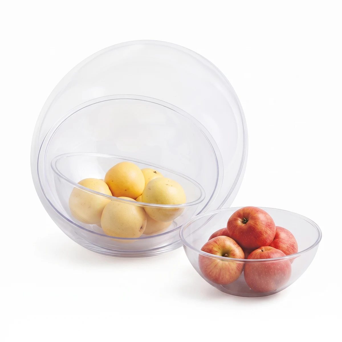 Round Pebbled Bowls — 4 sizes