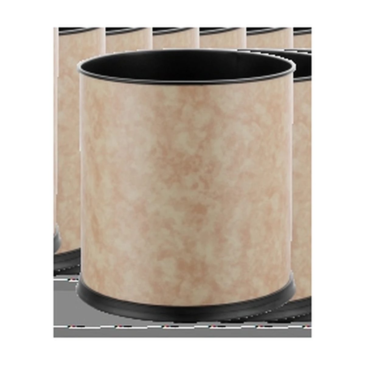 Oval Leather Waste Bin