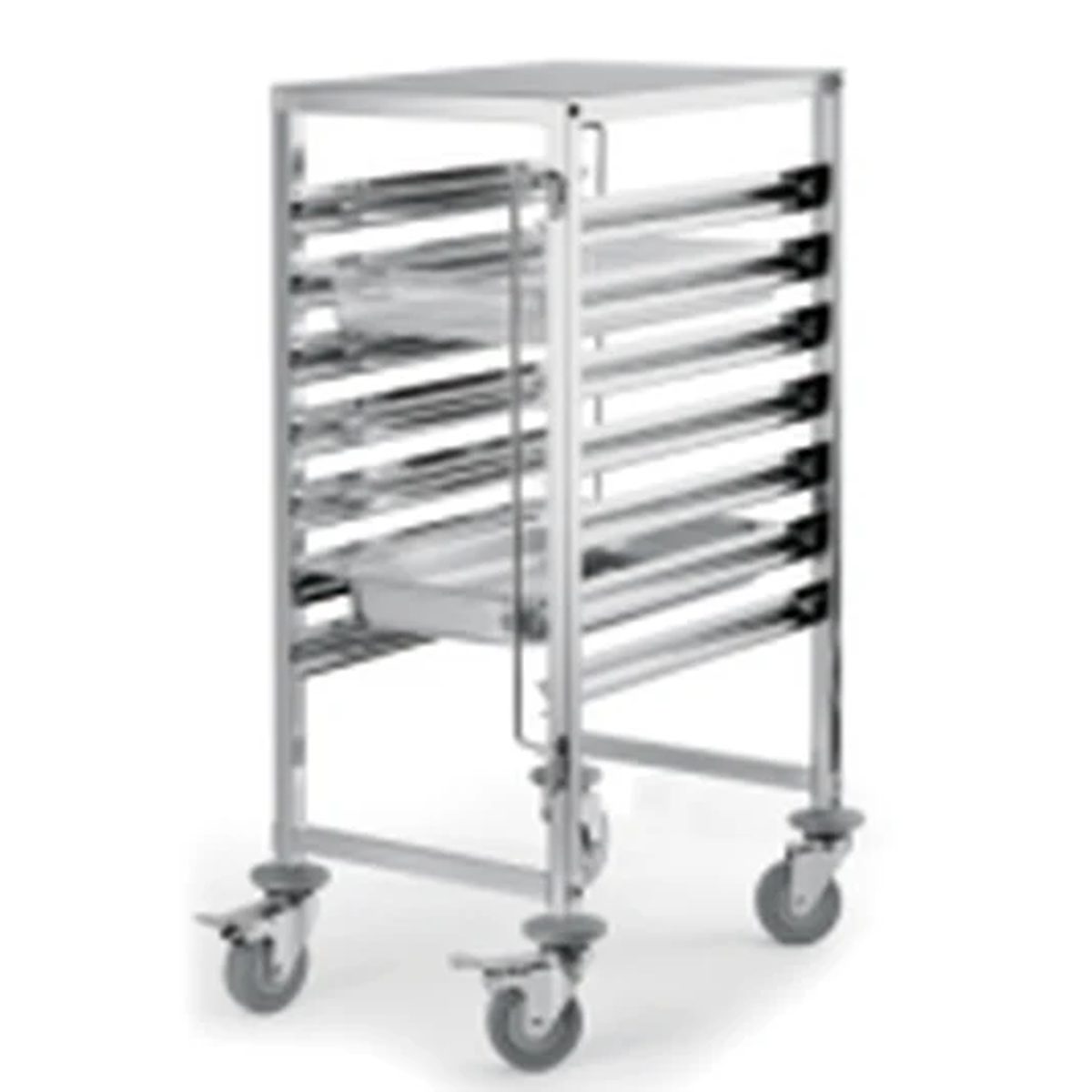 Rack Trolley with Top-gn Pan