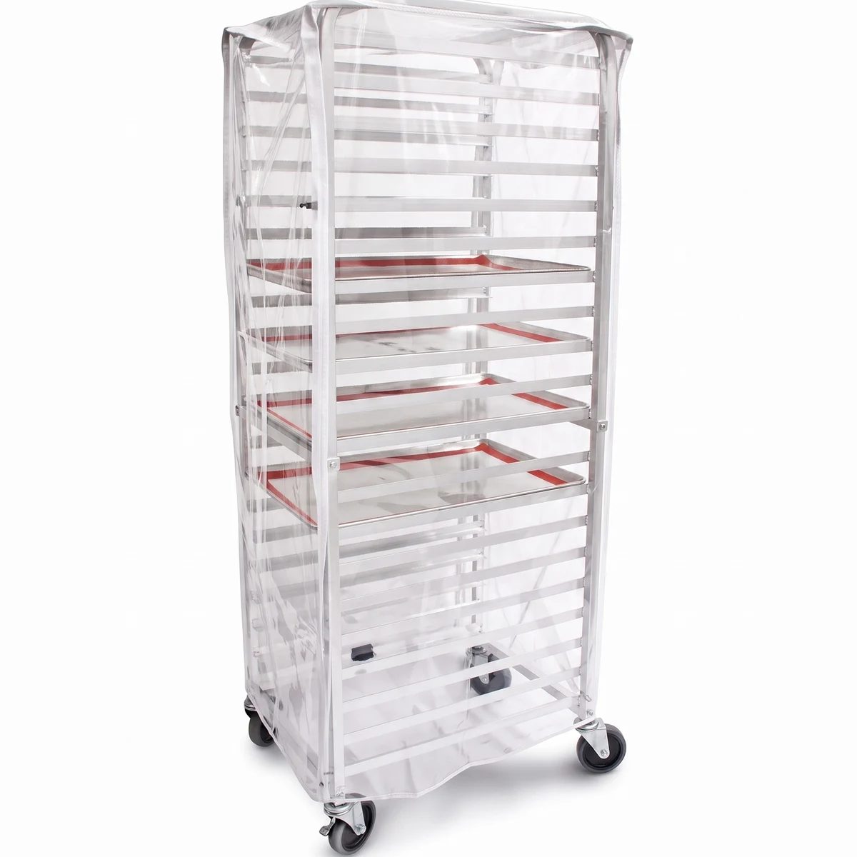 Clear Vinyl Bun Pan Rack Cover