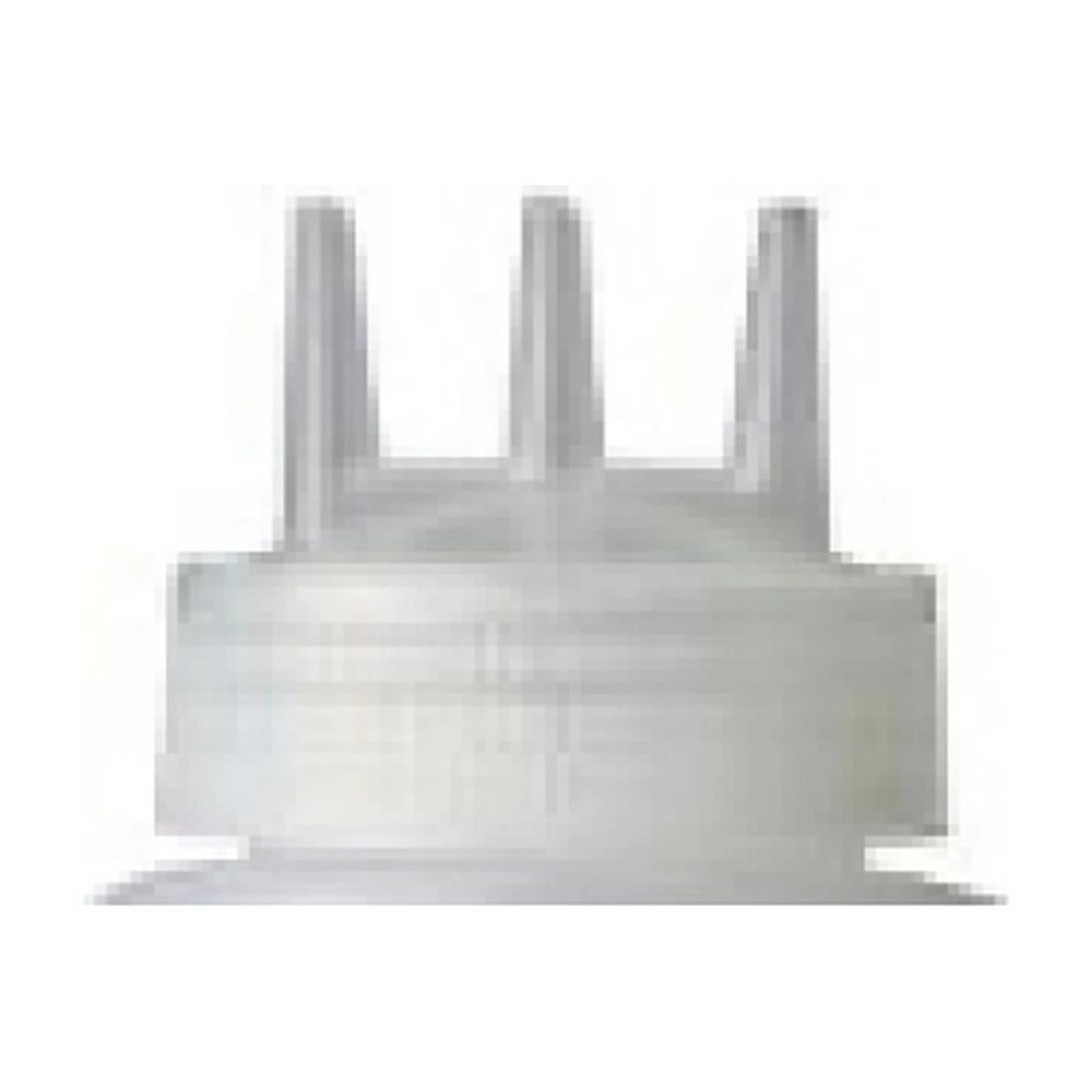 Triple Head Lid Dispenser Bottle Transparent
