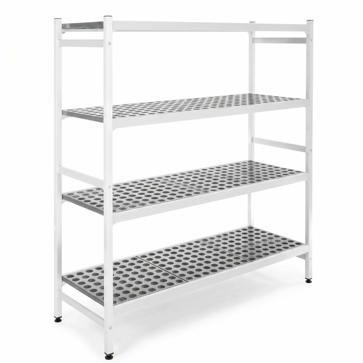 Adjustable Chrome Wire Shelving Unit — 9 sizes