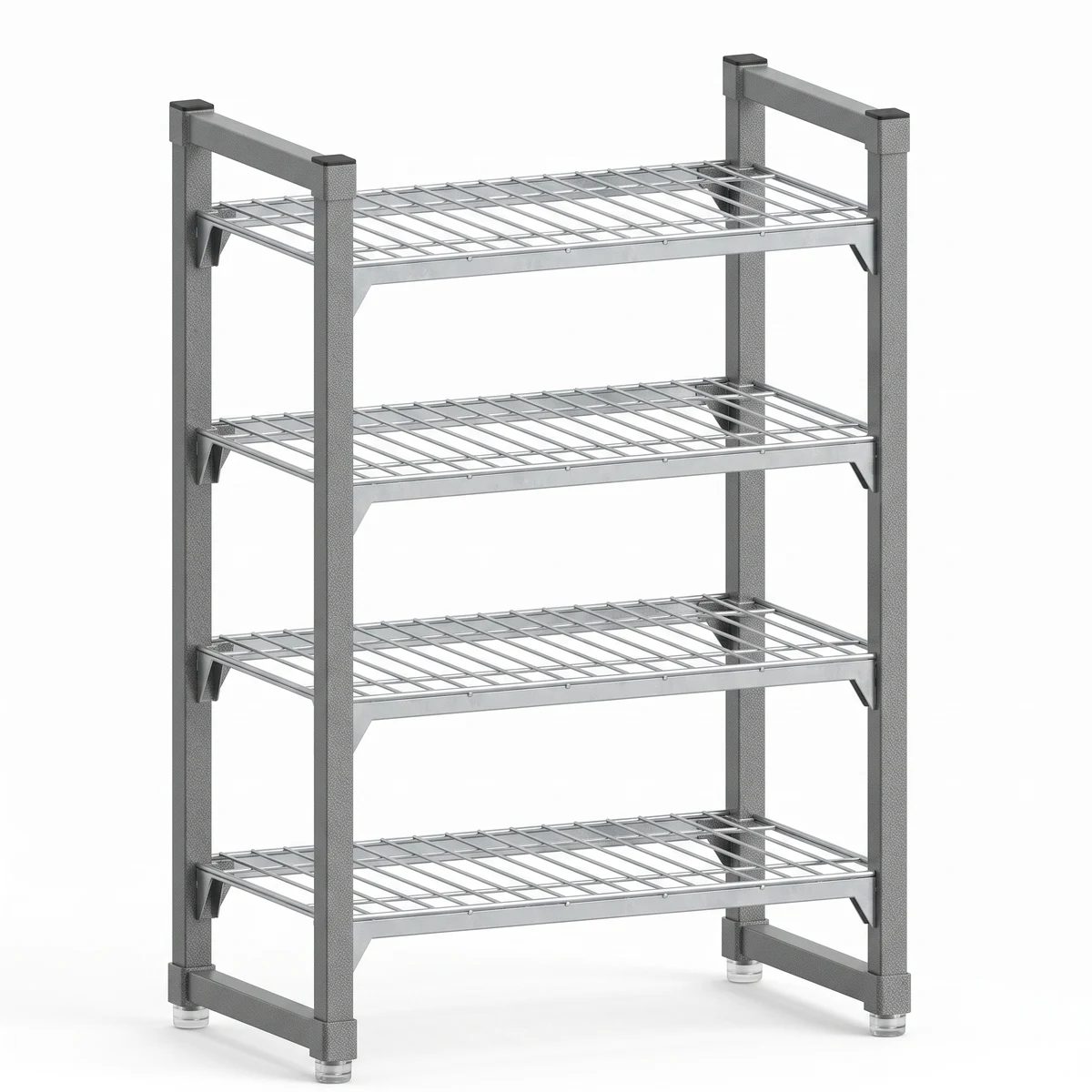 Four Tier Wire Shelving Unit — 32 sizes