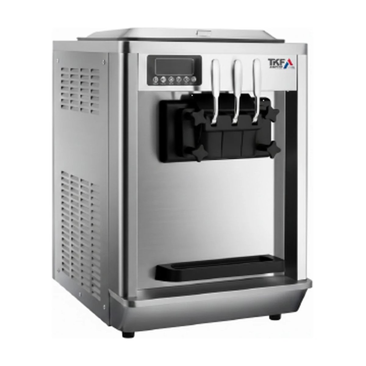 Countertop Soft Serve Machine 2 Flavors 3 Dispensers