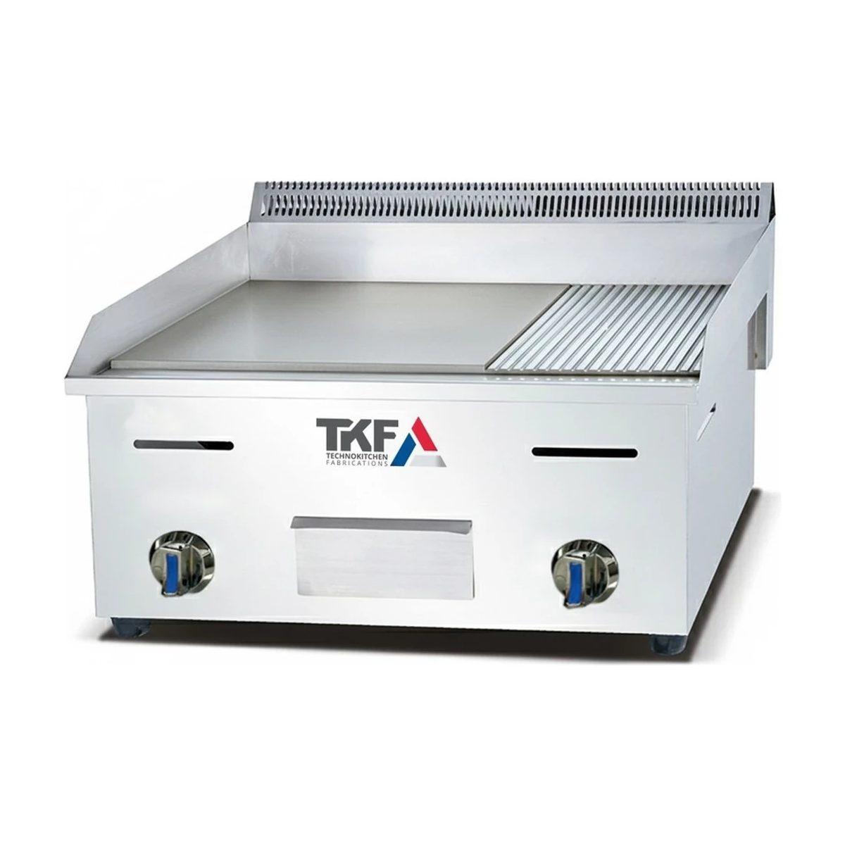 Gas Grill 2/3 Flat 1/3 Ribbed 2 Burners 34500 BTU