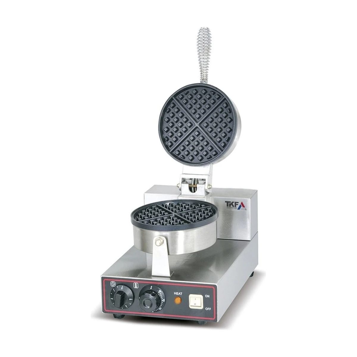 Single Electric Round Waffle Machine 1.3kW