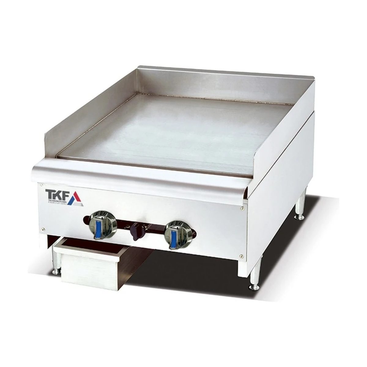 Gas Flat Grill 60cm Thick Plate 2 Burners