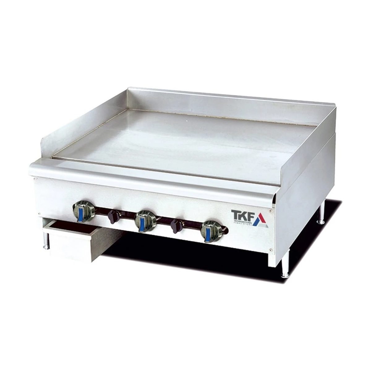 Gas Flat Grill Thick Plate 90cm 3 Burners