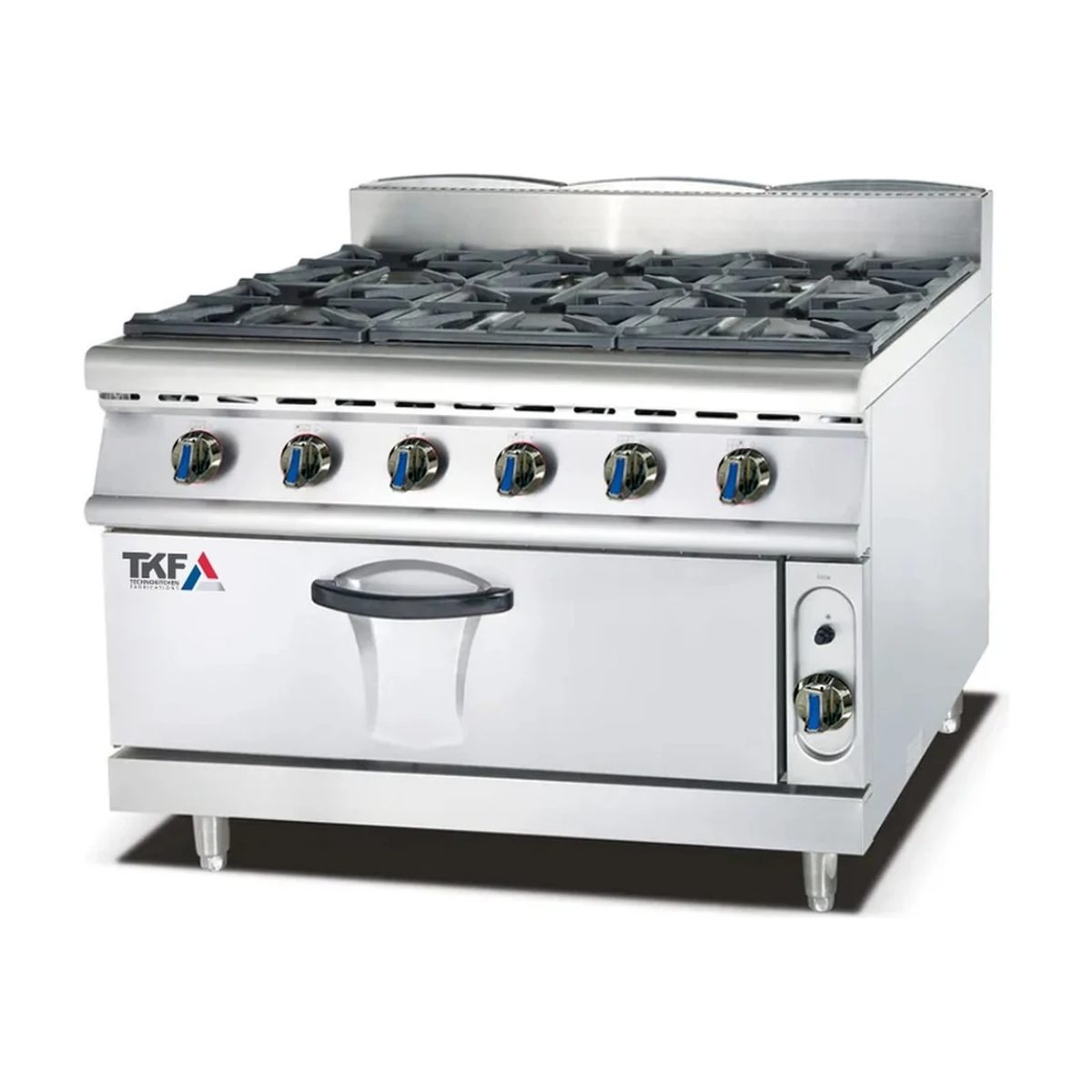 6-Burner Gas Range with Maxi Oven, 120x90cm