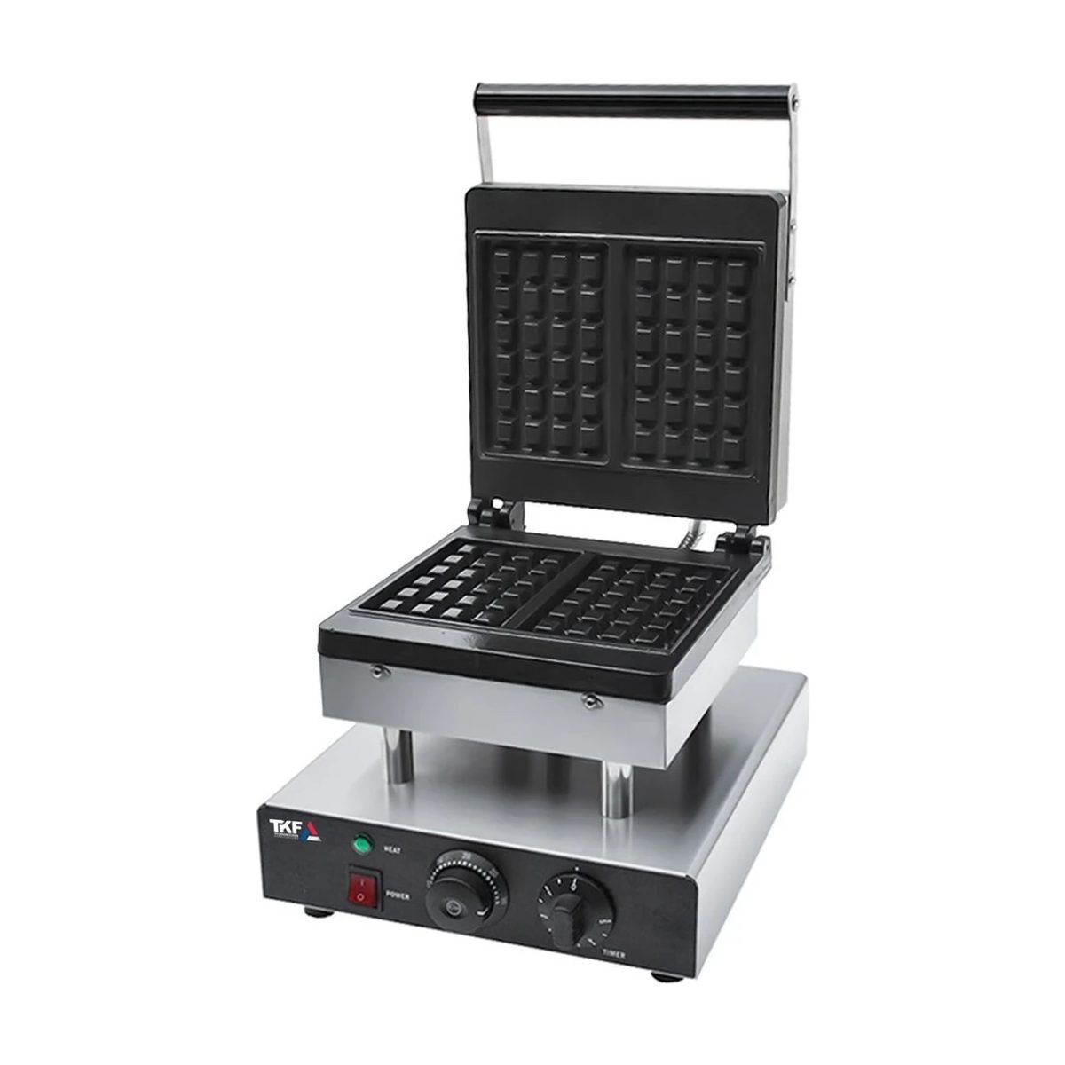 Single Electric Square Waffle Machine 1.6 kW