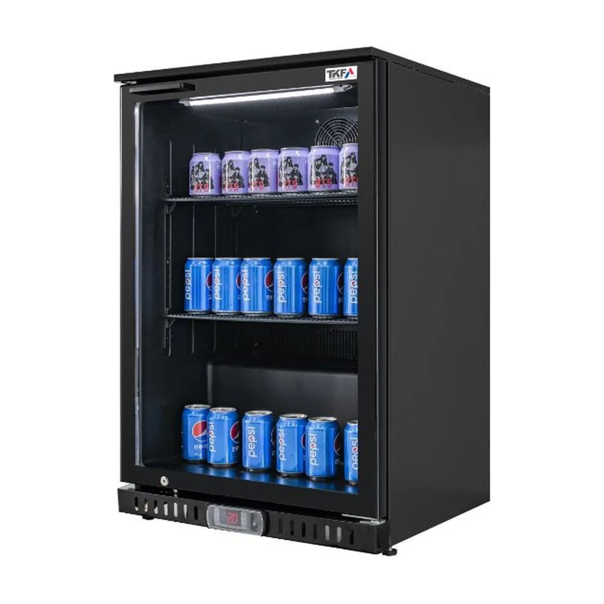 Single Door Bar Cooler 138L 60x52x90cm