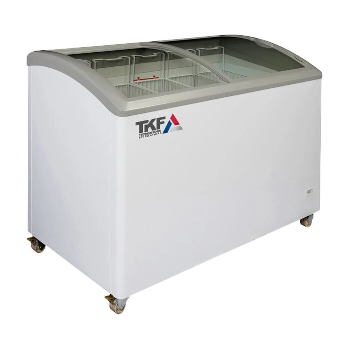 Chest Freezer Double Glass Doors 132x66cm