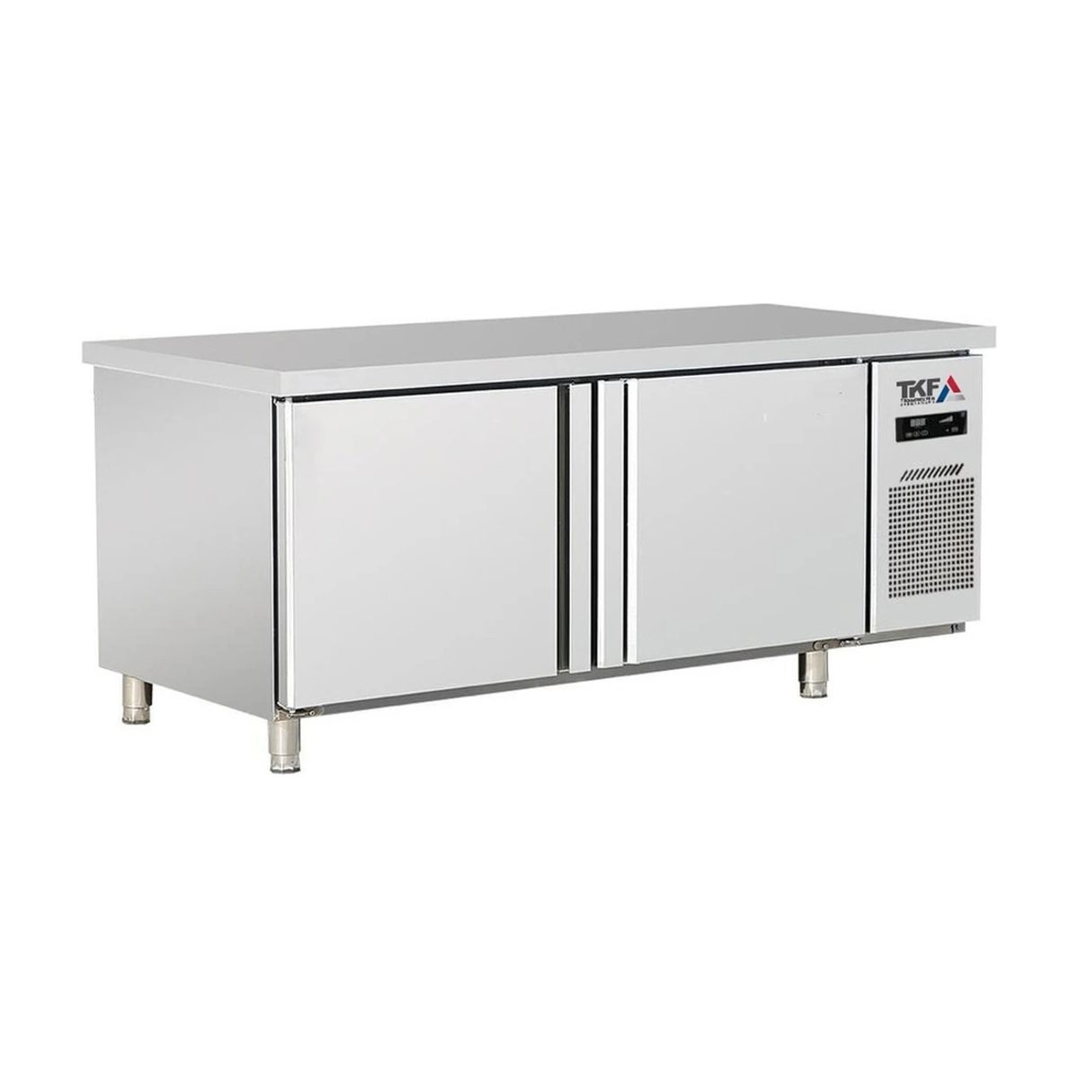 S/S Table Top Refrigerator 390L Double Door 150x70x85cm