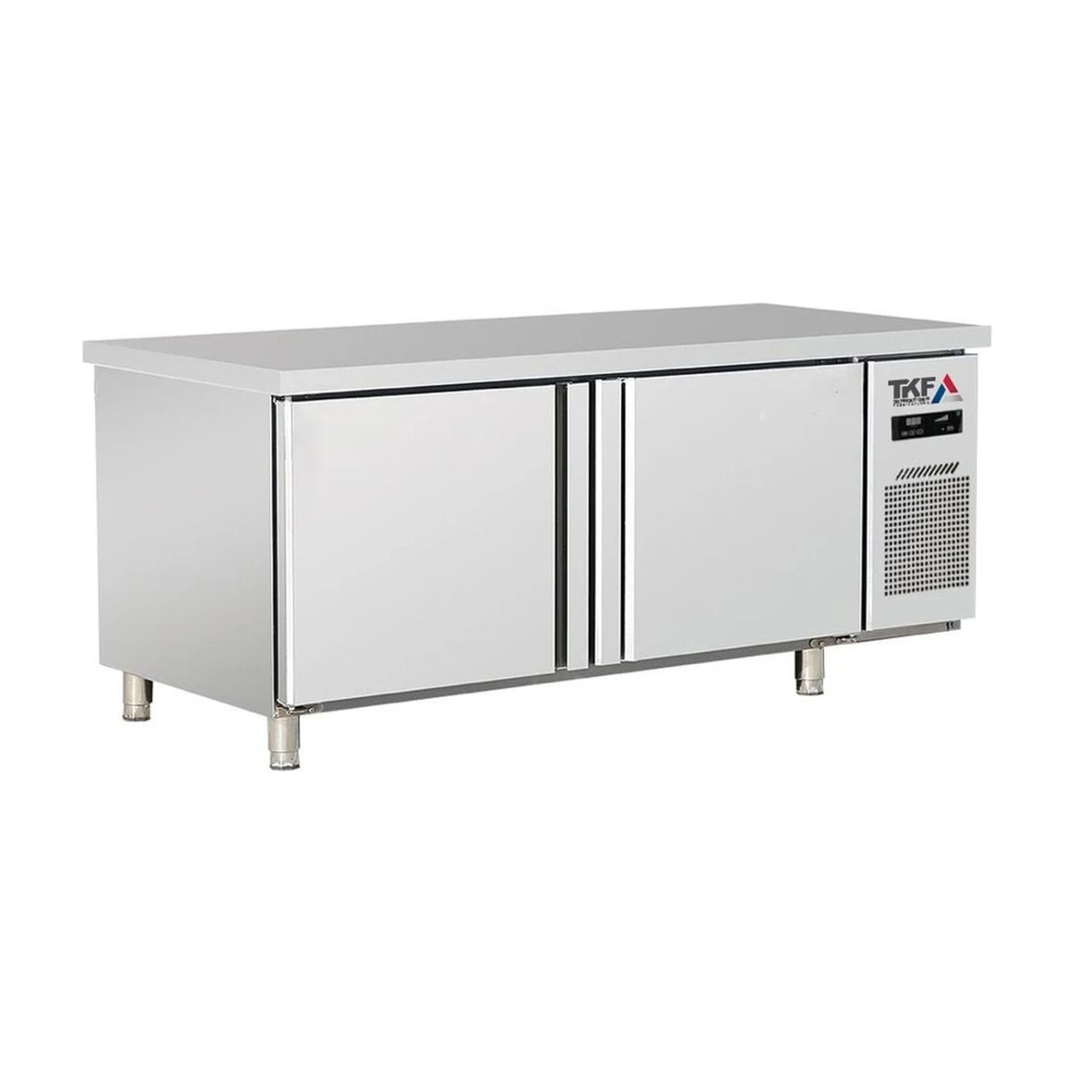SS Table Top Refrigerator 417L Double Door 180x70cm