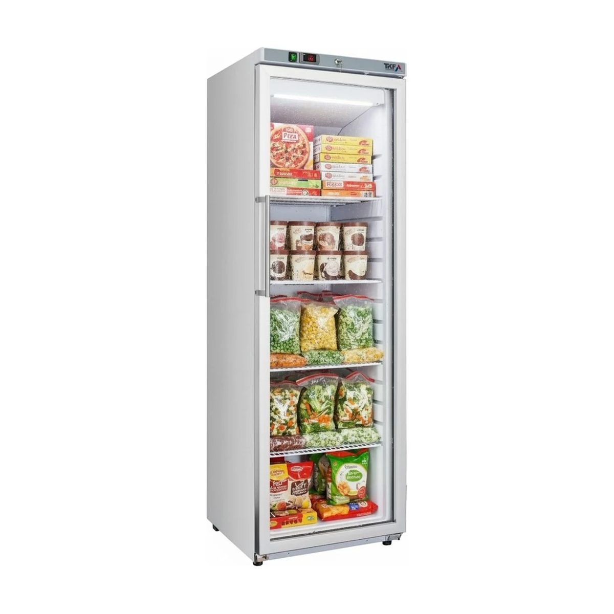 Upright Freezer Single Glass Door, 59x63x190cm