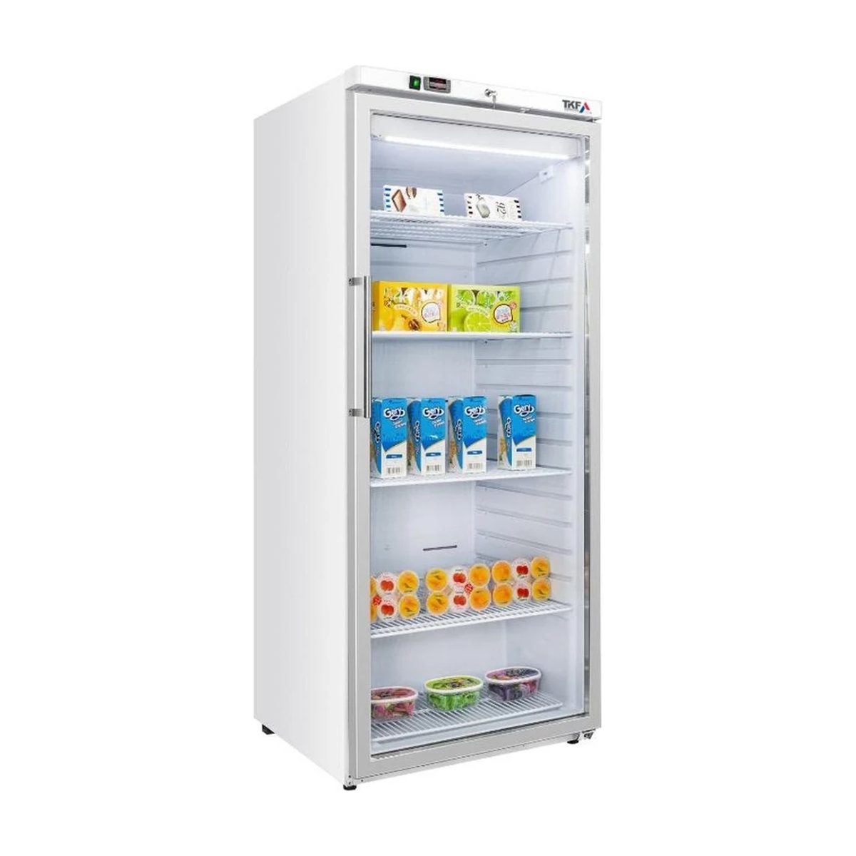 Upright Single Glass Door Freezer 77.5x72x184cm