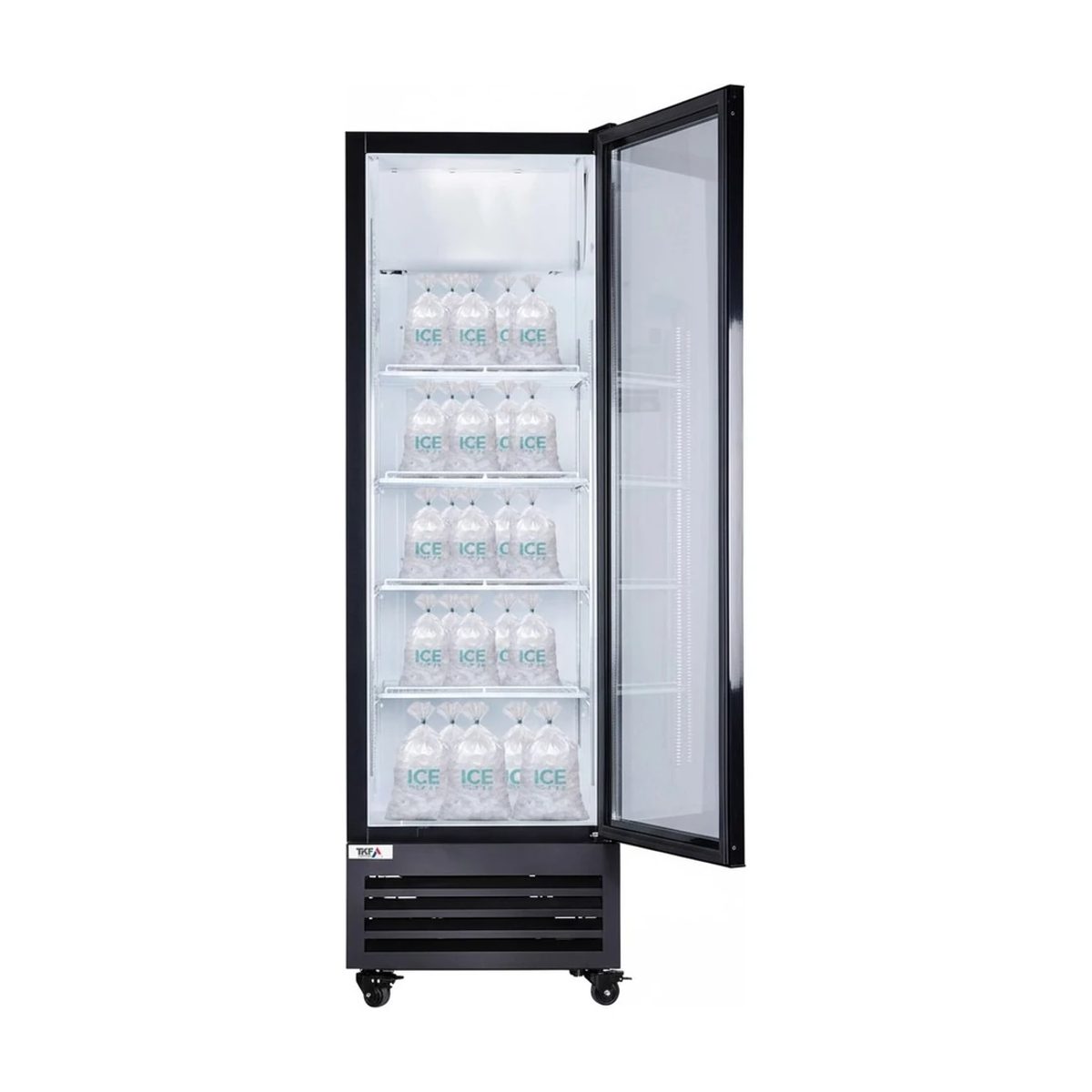 Dual Temp Upright Refrigerator-Freezer Glass Door