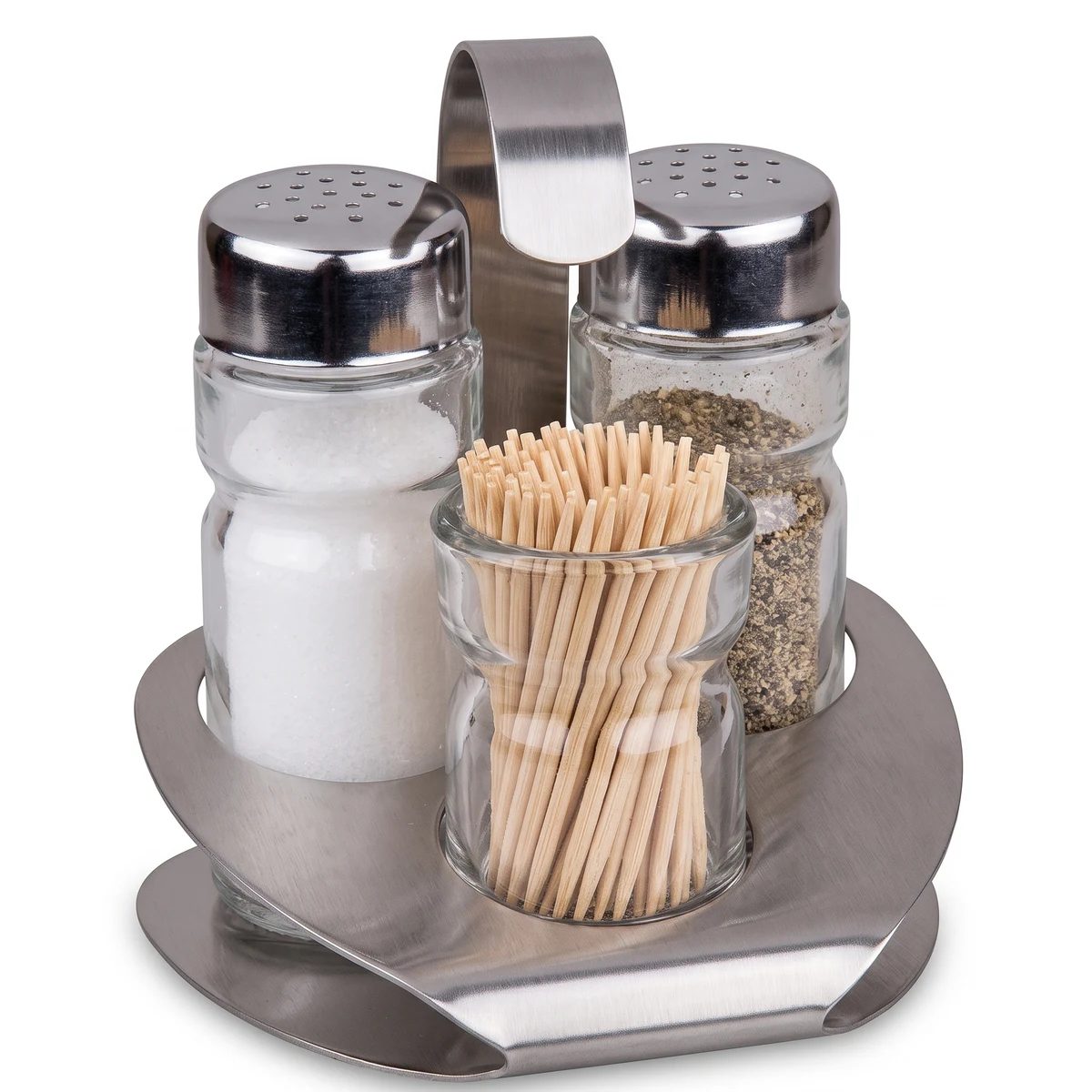 Salt+ Pepper+ Toothpick Container