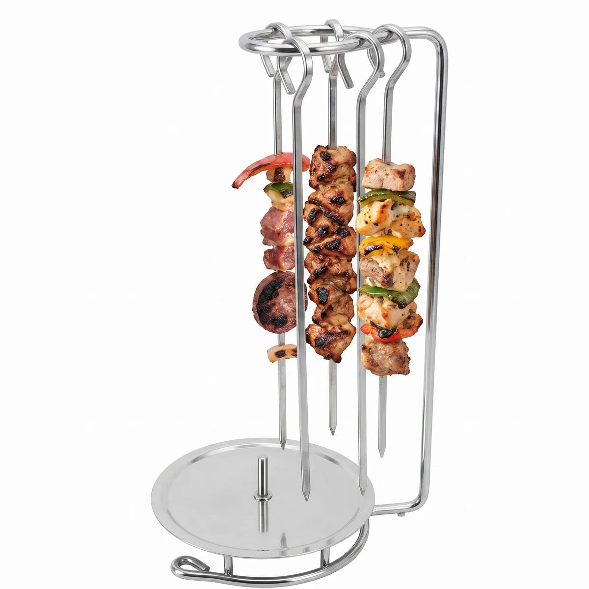 Stainless Steel Vertical Skewer Stand