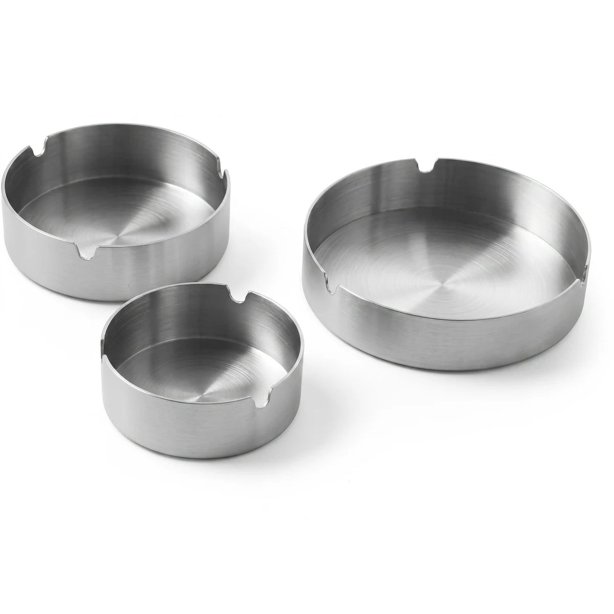 Stainless Steel Ashtray Set