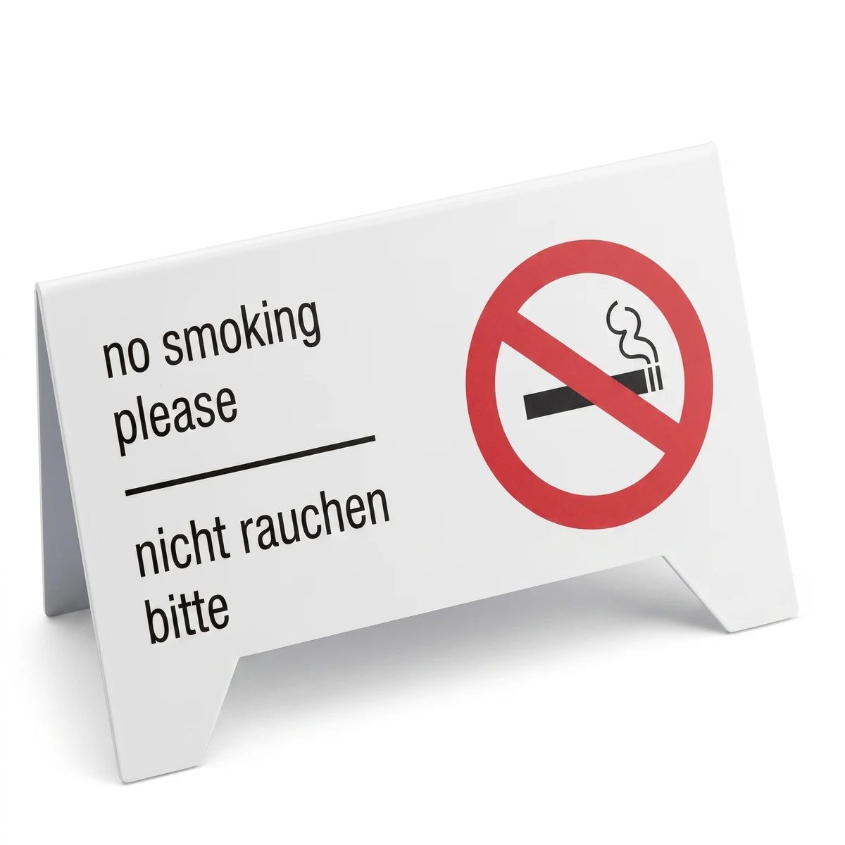 No Smoking Table Sign