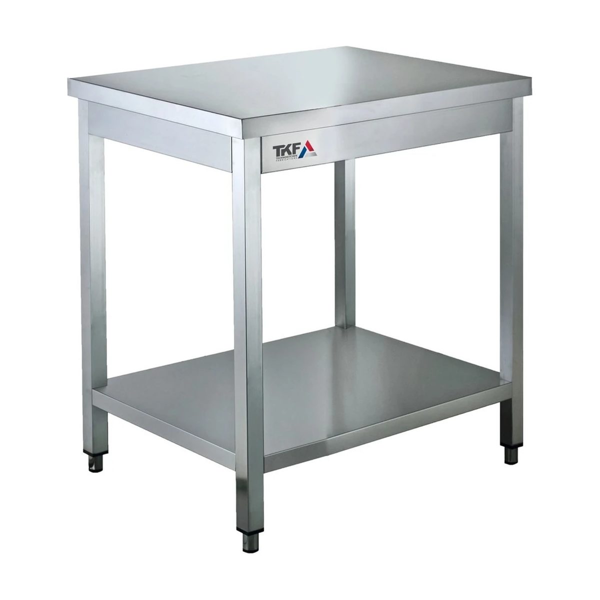 S/S Working Table with 1 Undershelf 80x70cm