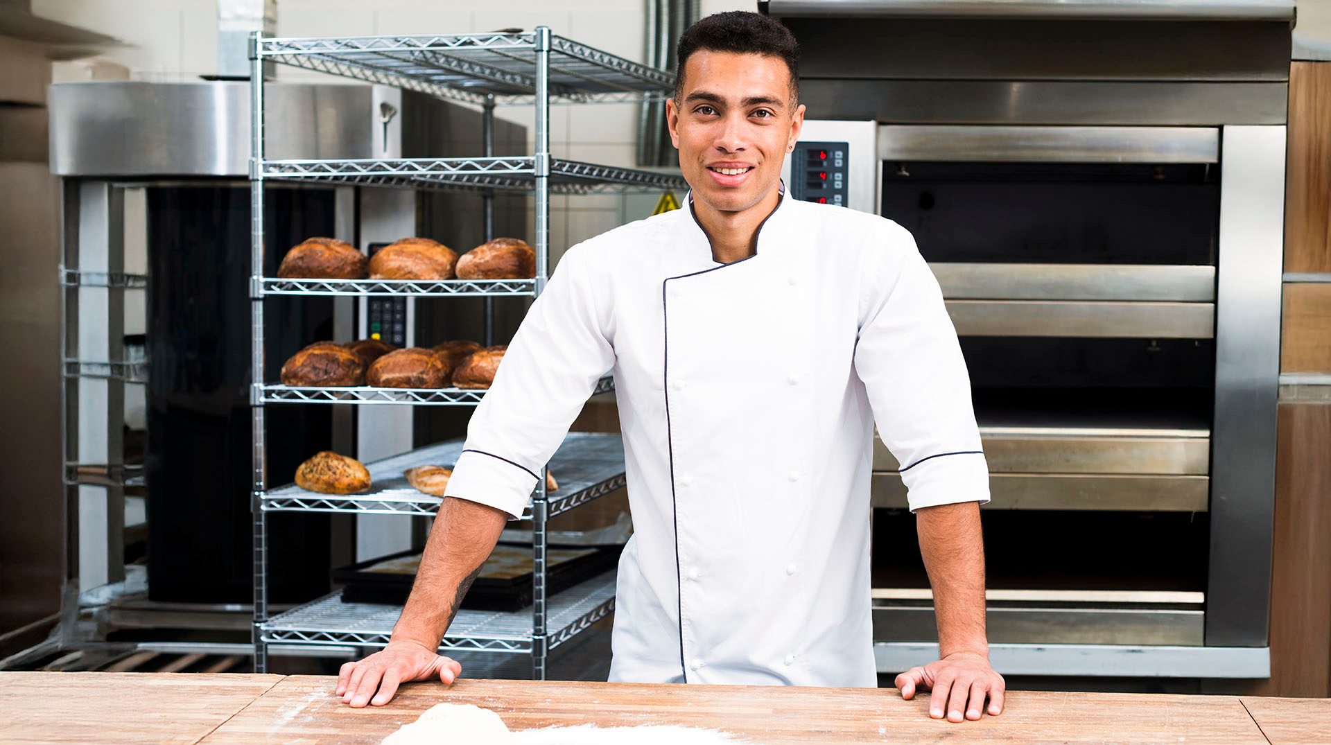 Professional chef portrait