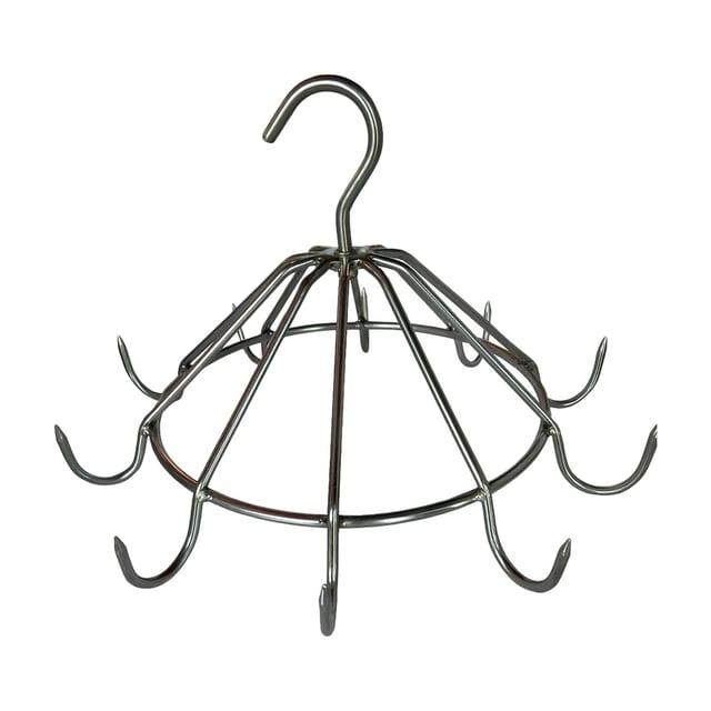 Stainless Steel Ten Hook Meat Hanging Rack